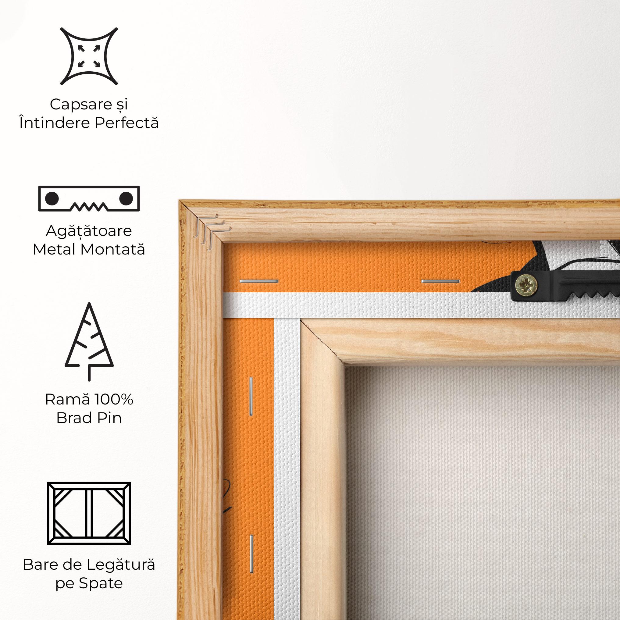 Tablou Canvas Old Orange Dress mockup 5