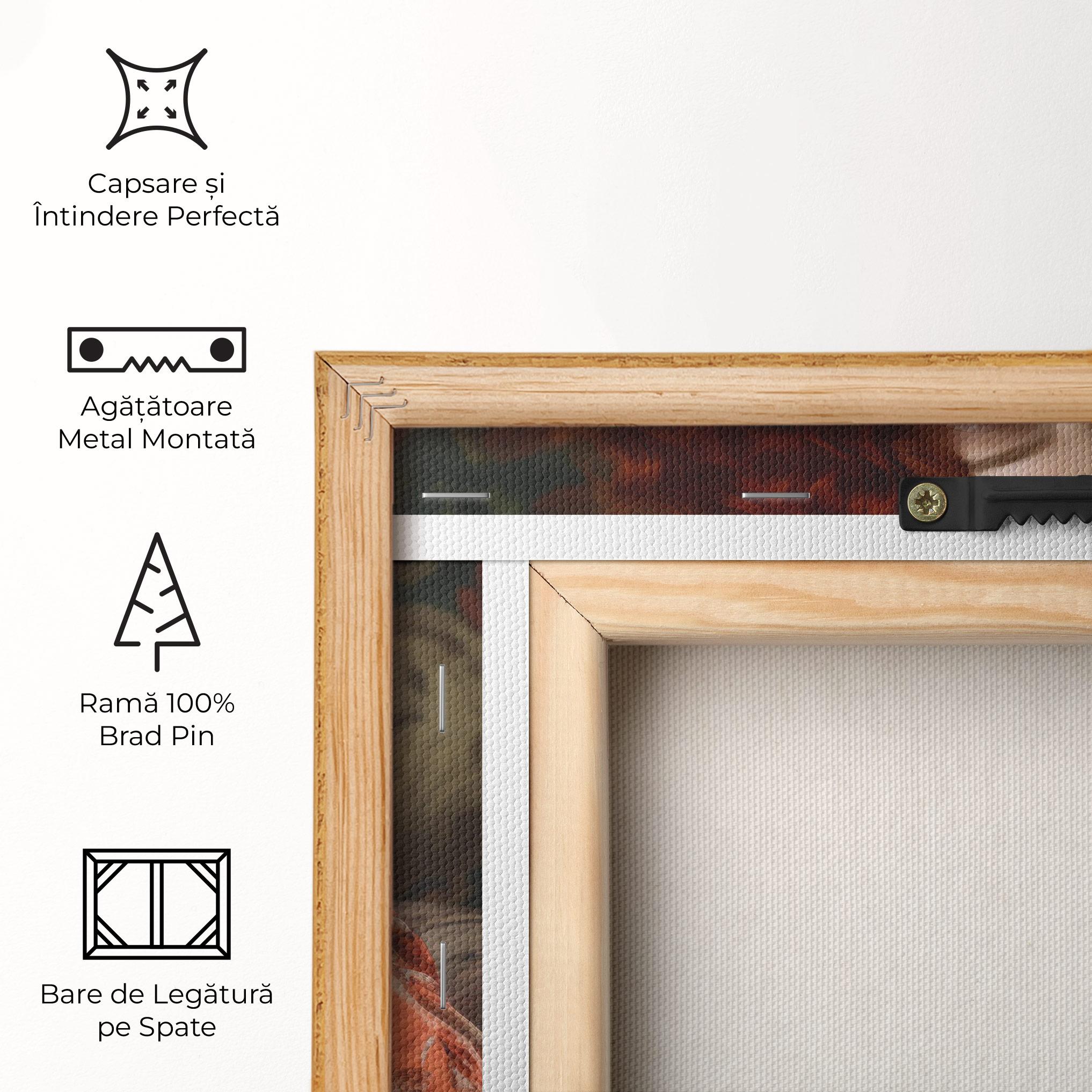 Tablou Canvas Red Vintage Hair mockup 5