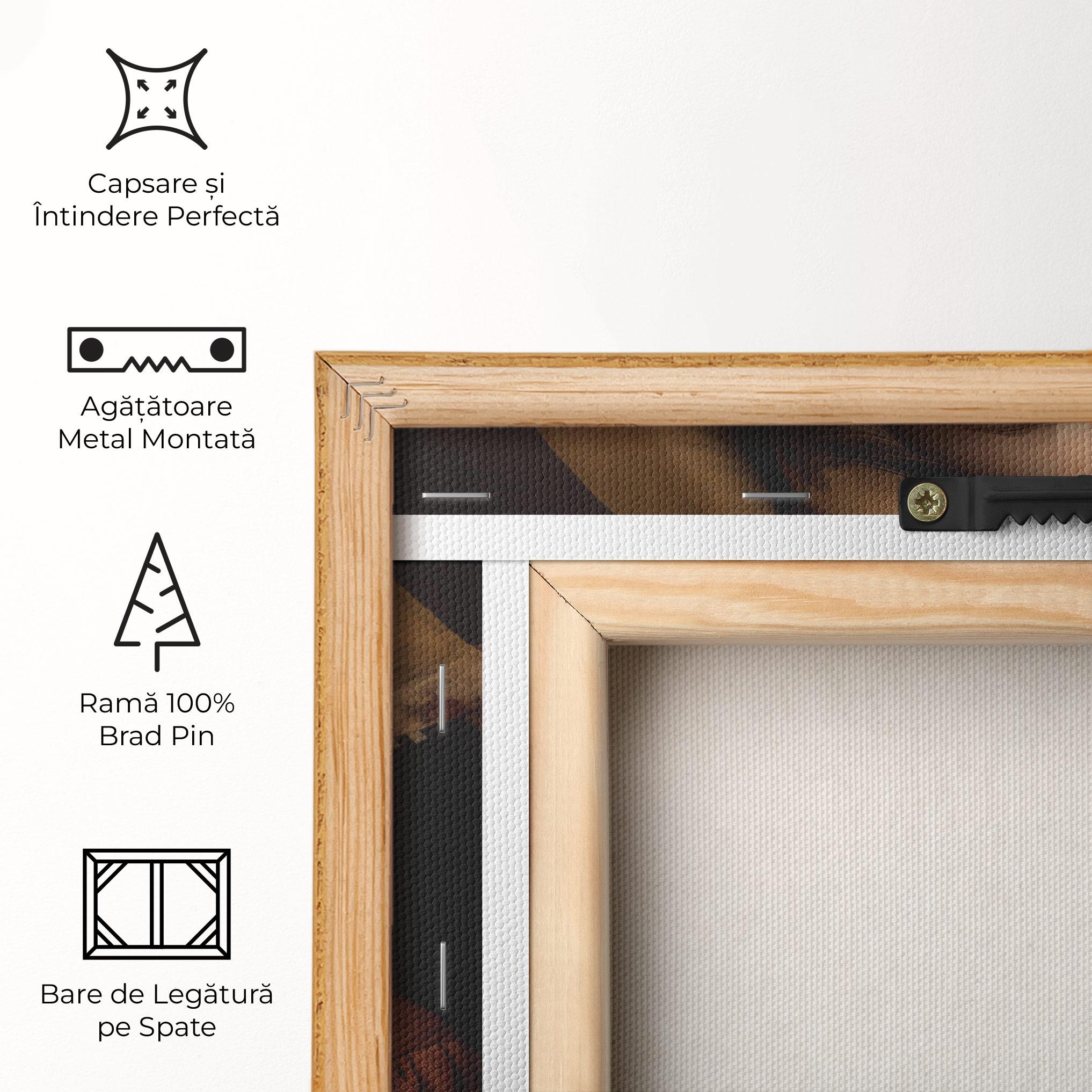 Tablou Canvas Young Vintage Woman mockup 5