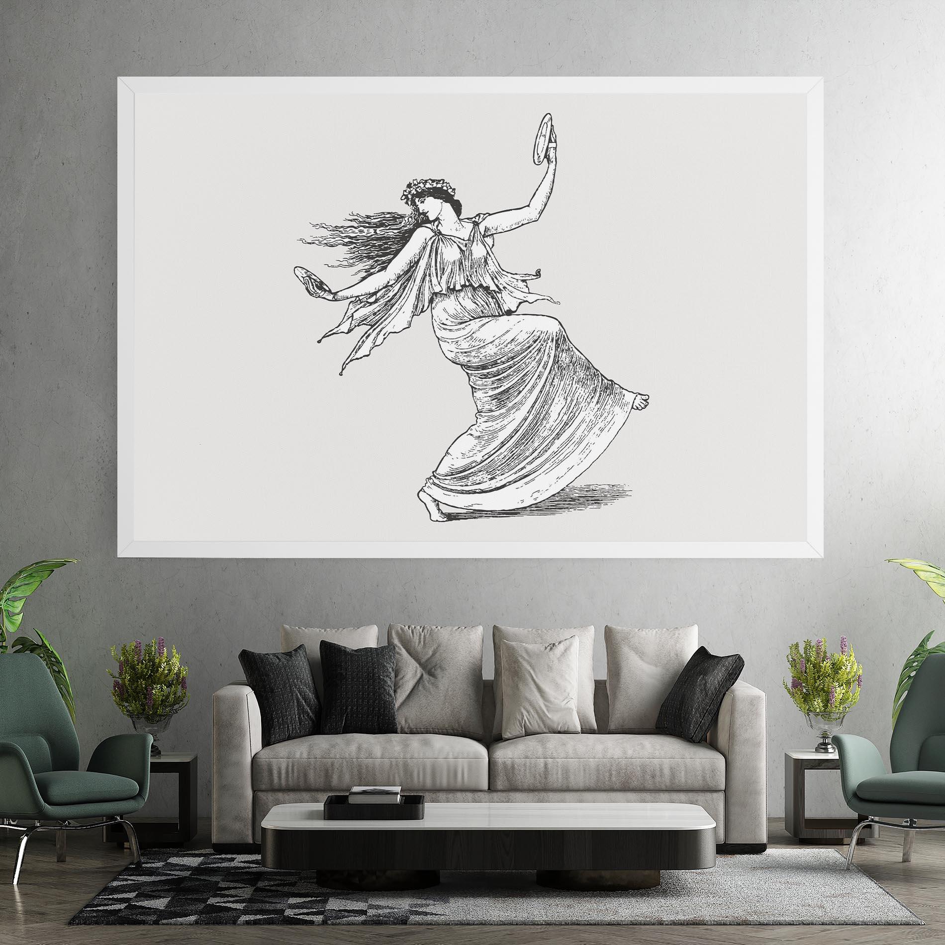 Tablou Canvas Vintage Dance mockup 7