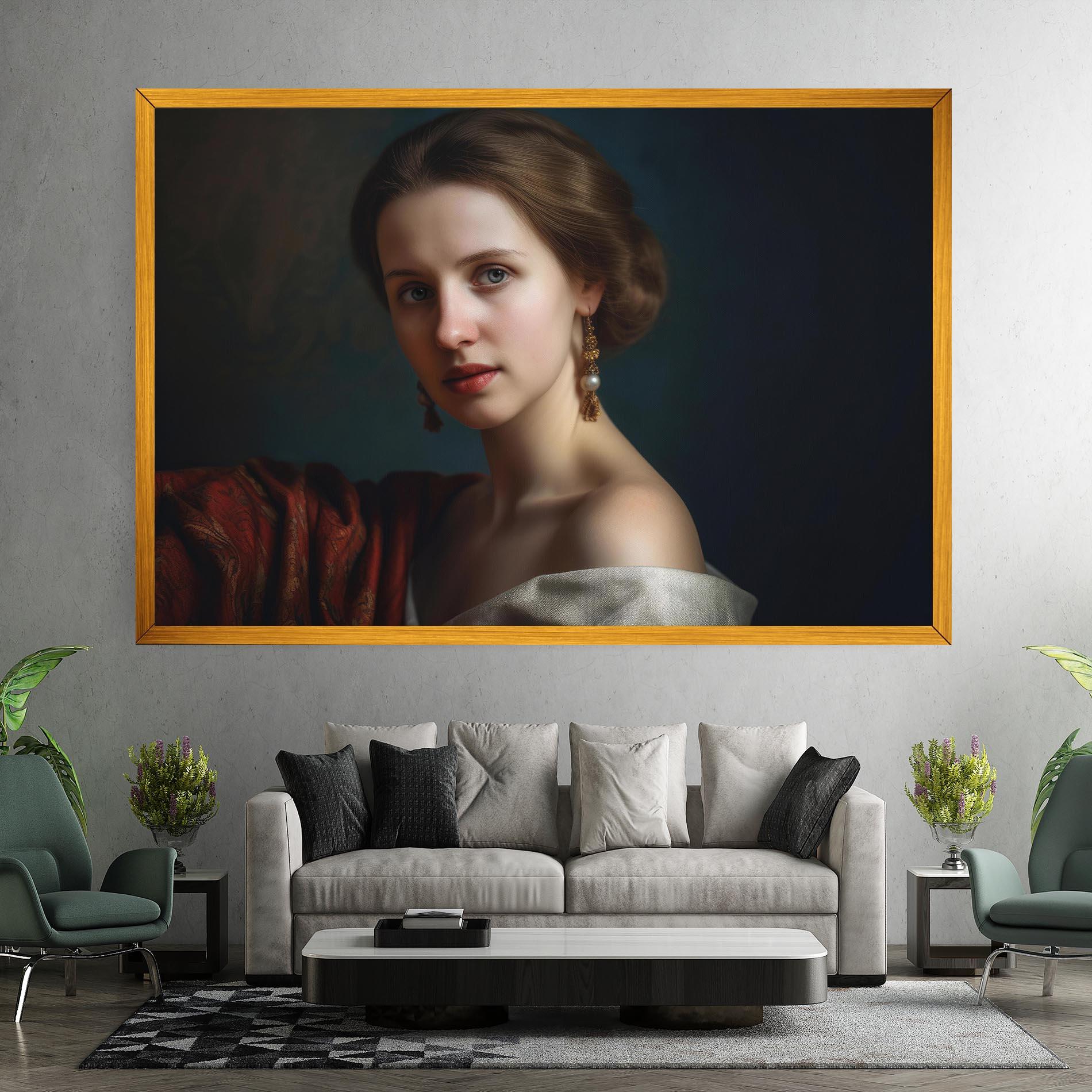 Tablou Canvas Classical Painting mockup 7