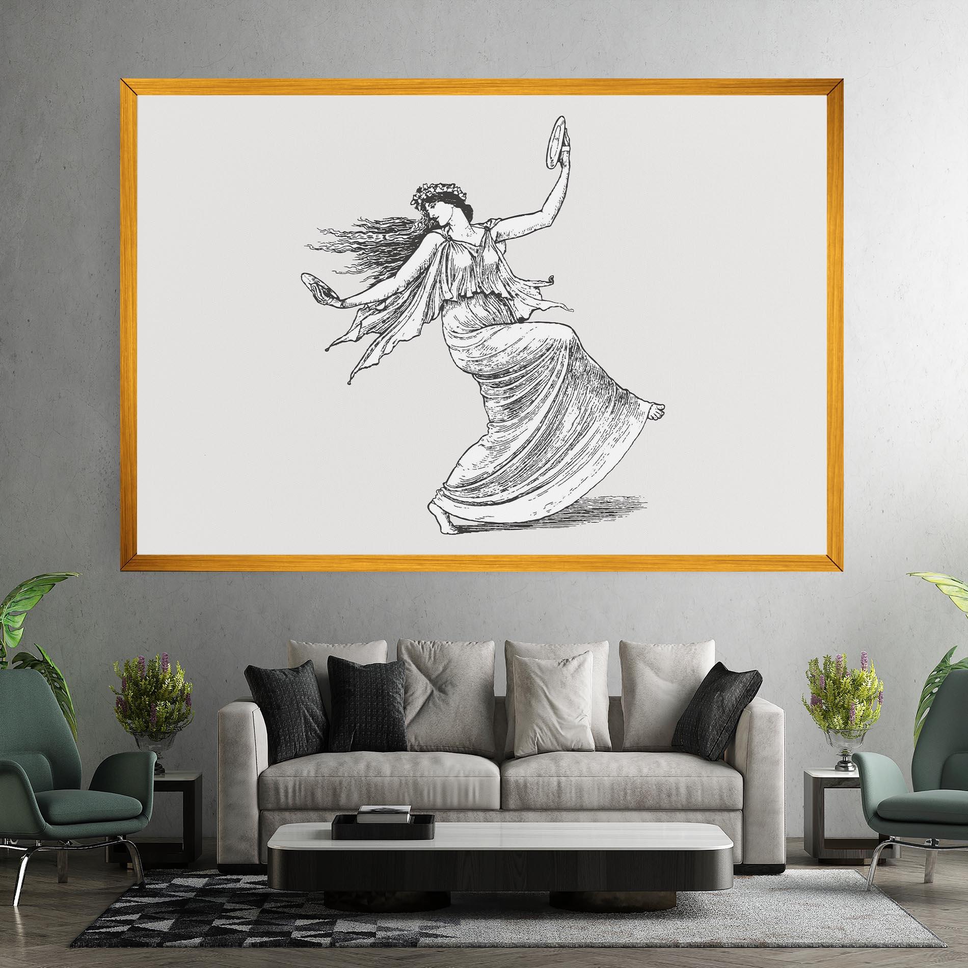 Tablou Canvas Vintage Dance mockup 7