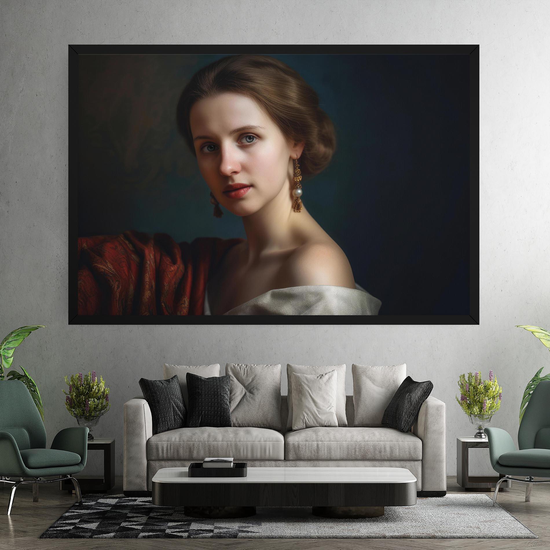 Tablou Canvas Classical Painting mockup 7