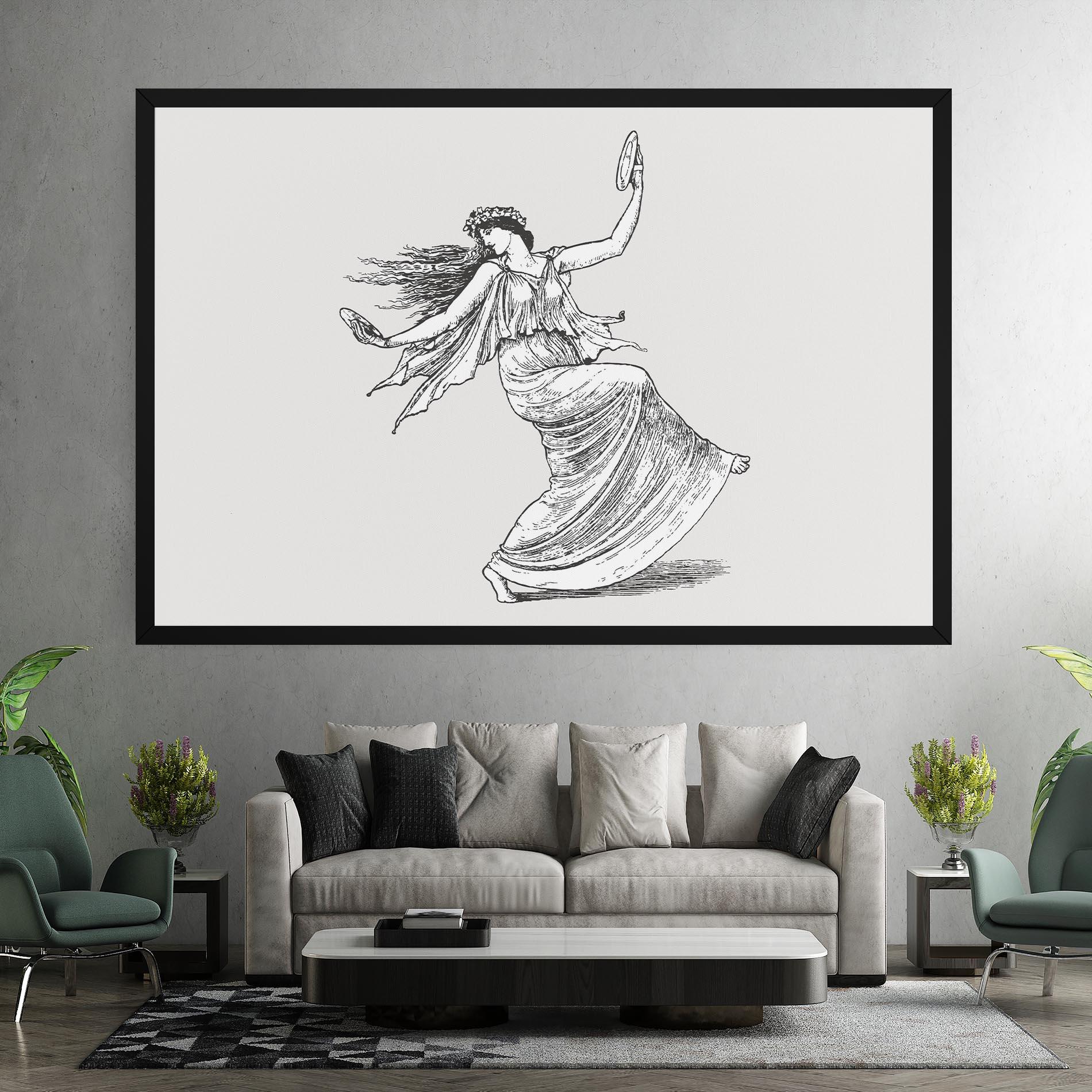 Tablou Canvas Vintage Dance mockup 7