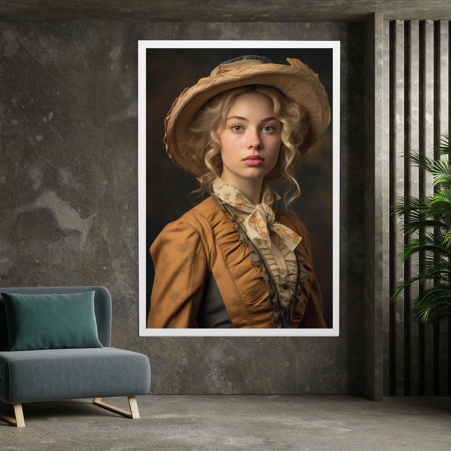 Tablou Canvas Pretty Vintage Blonde mockup 7