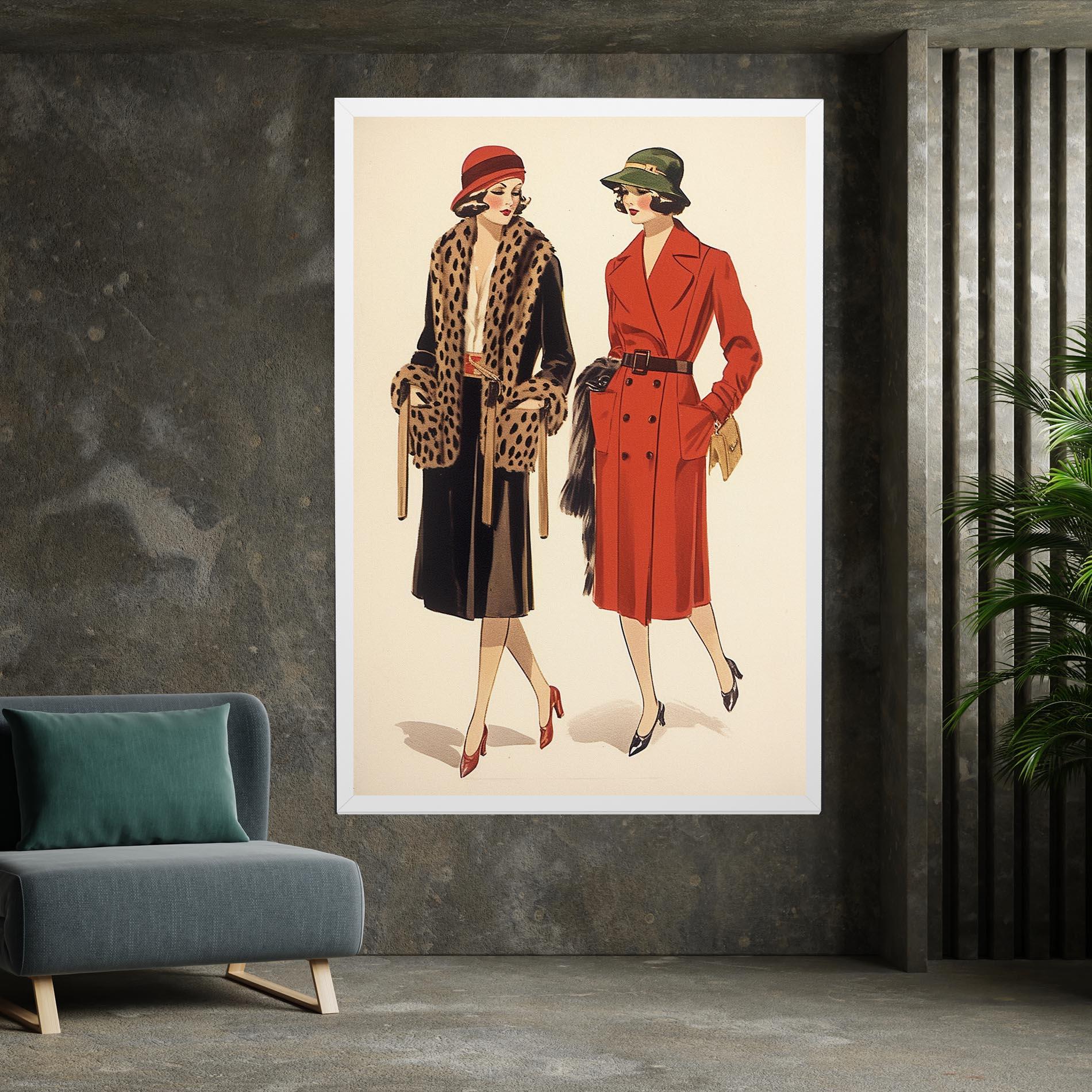 Tablou Canvas Vintage Side By Side mockup 7