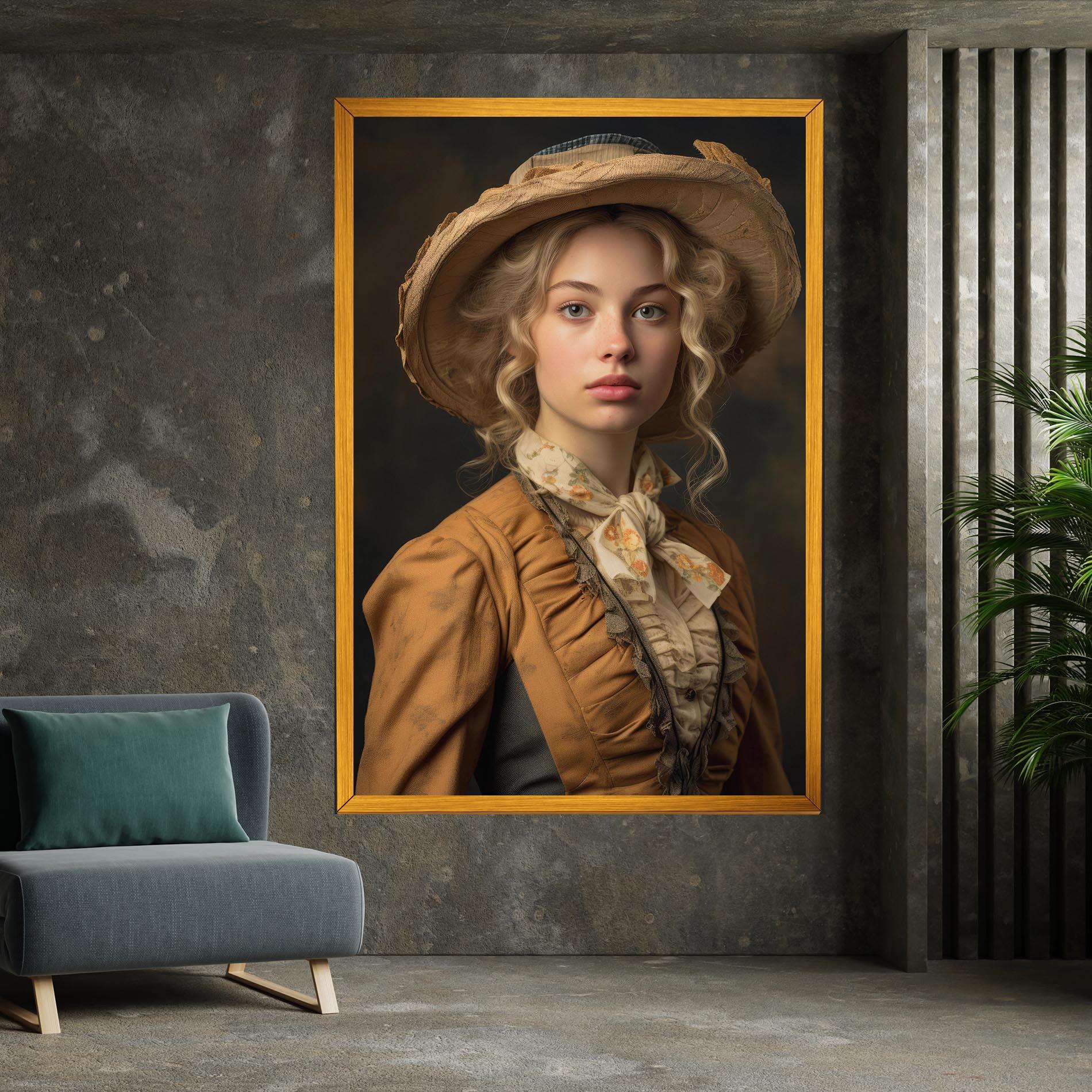 Tablou Canvas Pretty Vintage Blonde mockup 7