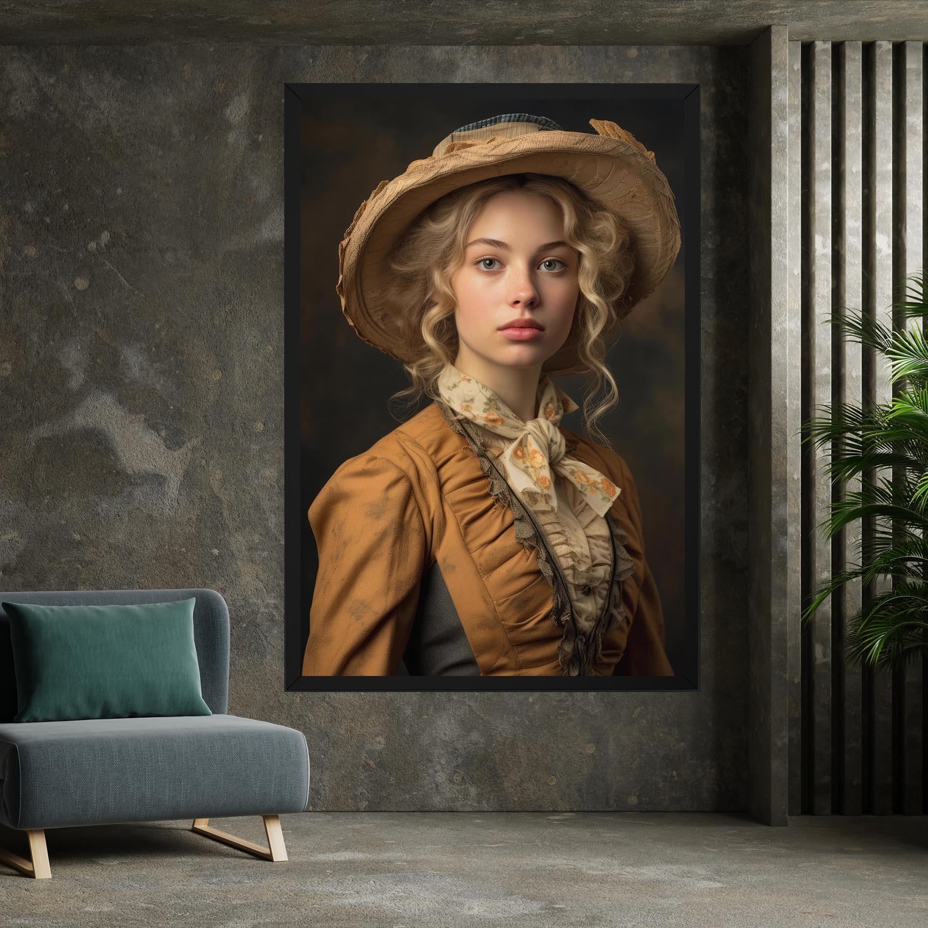 Tablou Canvas Pretty Vintage Blonde mockup 7