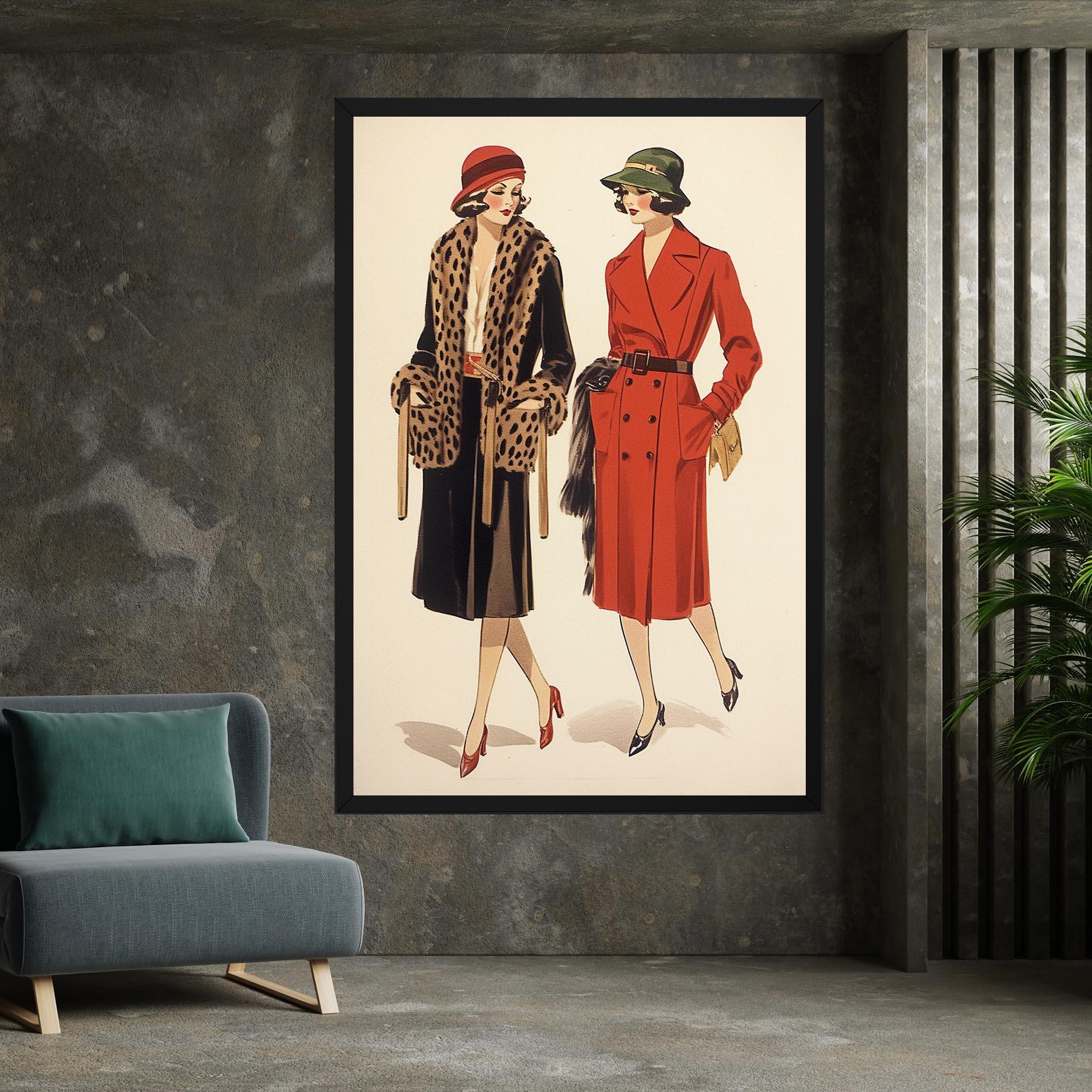 Tablou Canvas Vintage Side By Side mockup 7