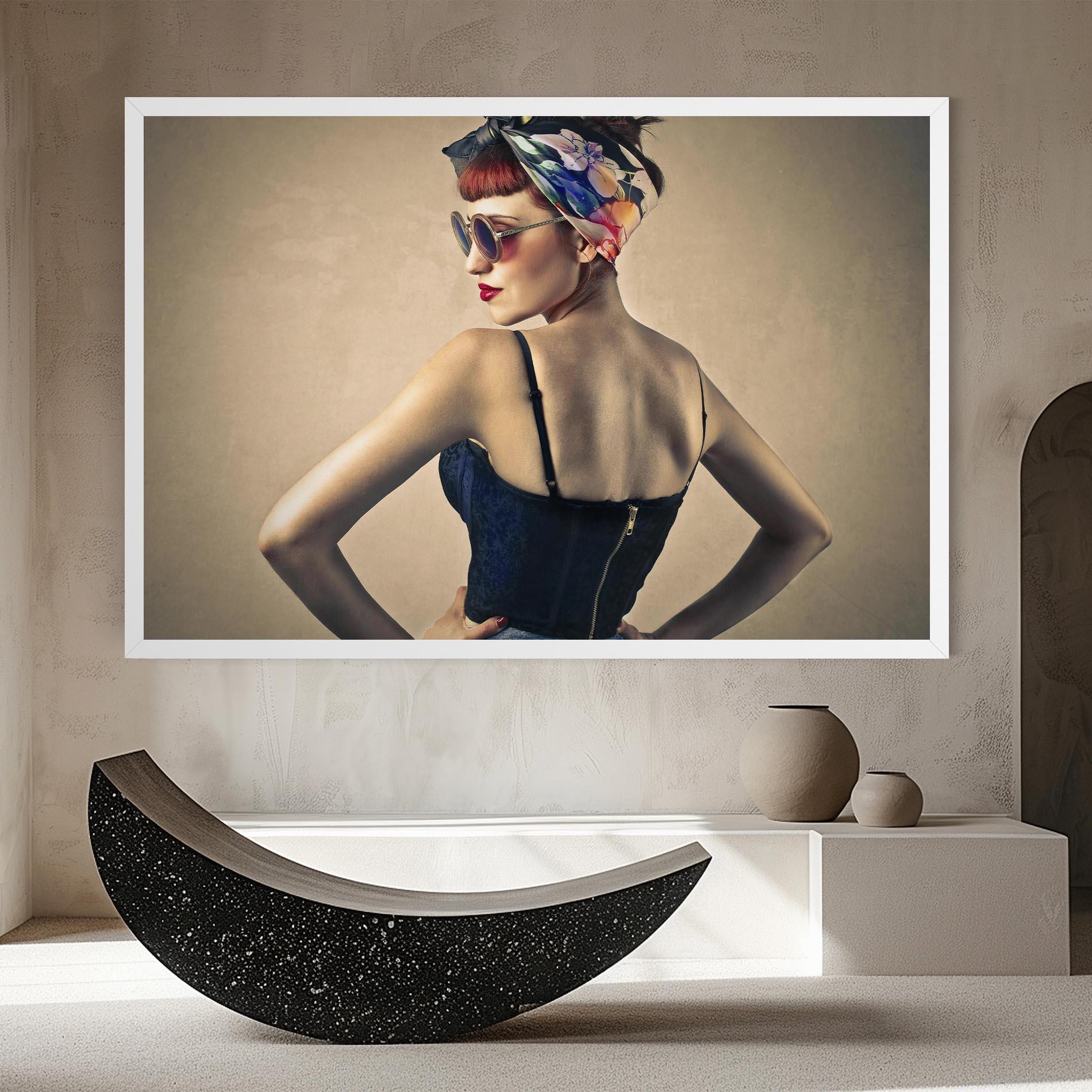 Tablou Canvas Pin Up Girl mockup 8