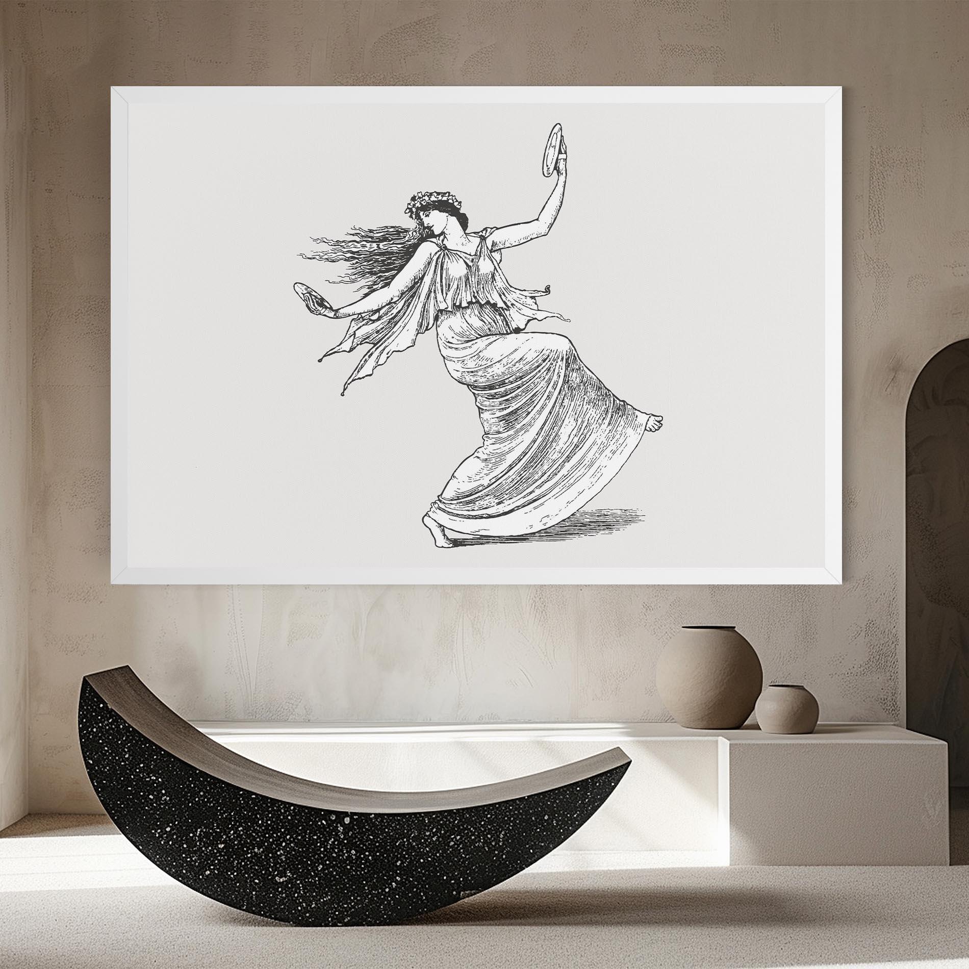 Tablou Canvas Vintage Dance mockup 8