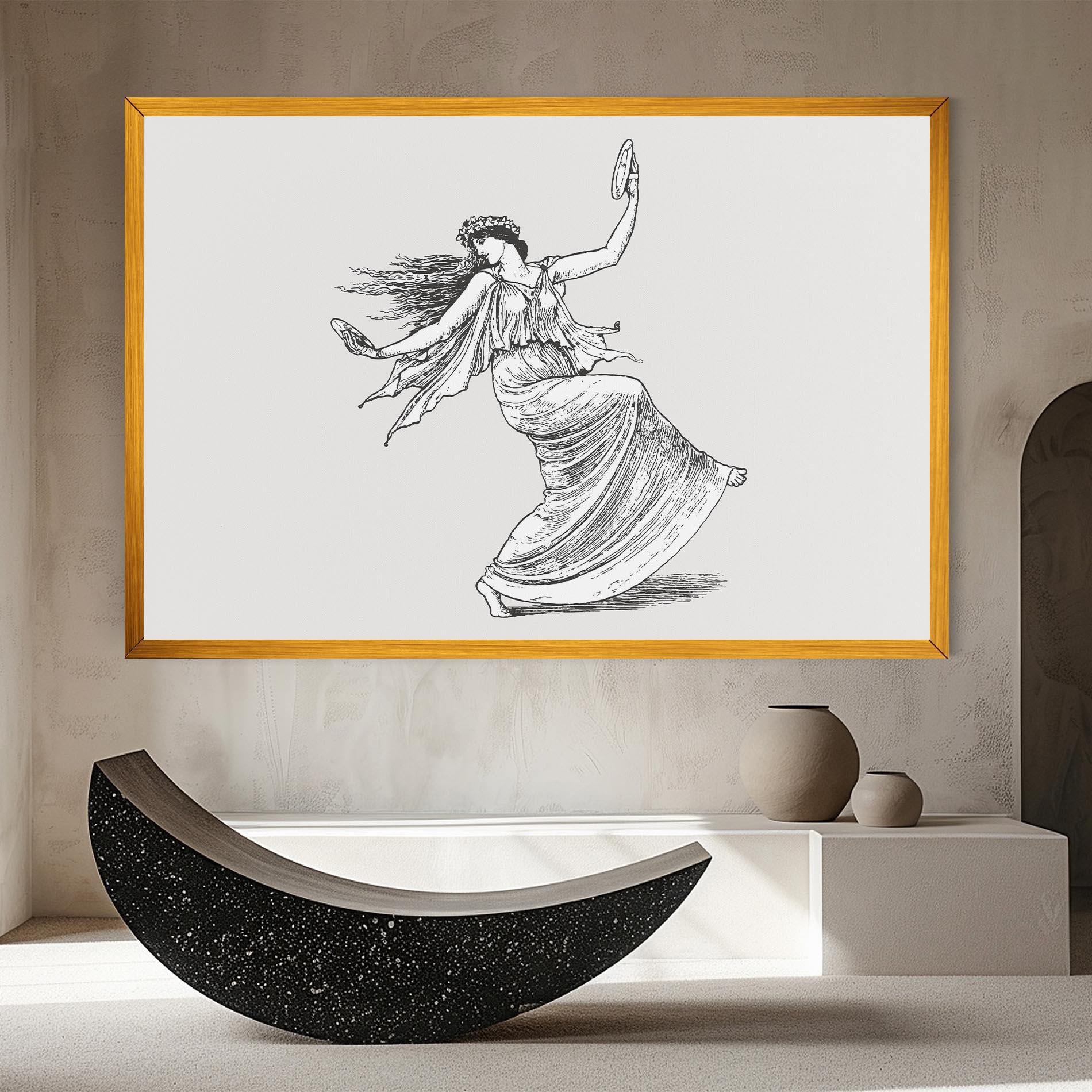 Tablou Canvas Vintage Dance mockup 8