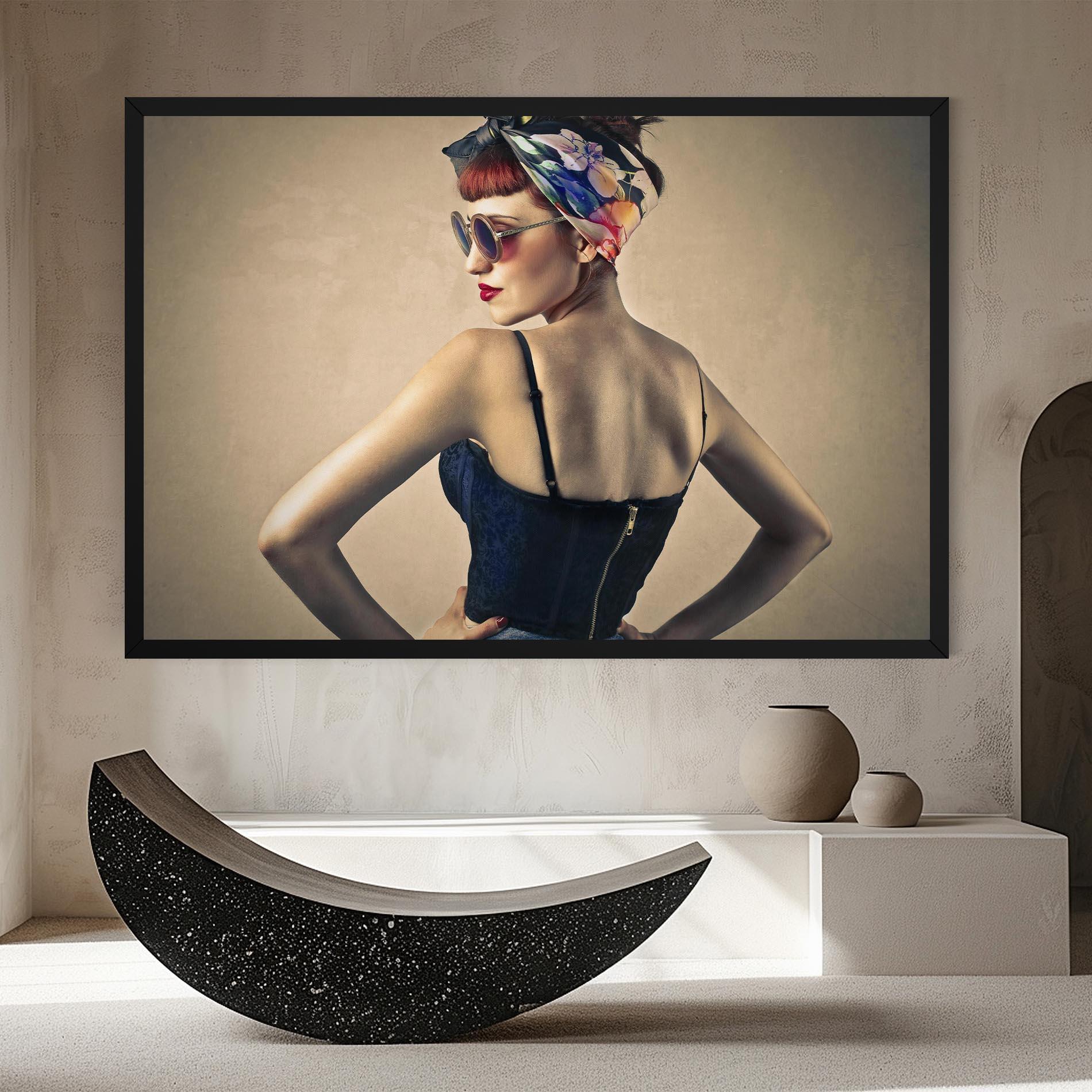 Tablou Canvas Pin Up Girl mockup 8