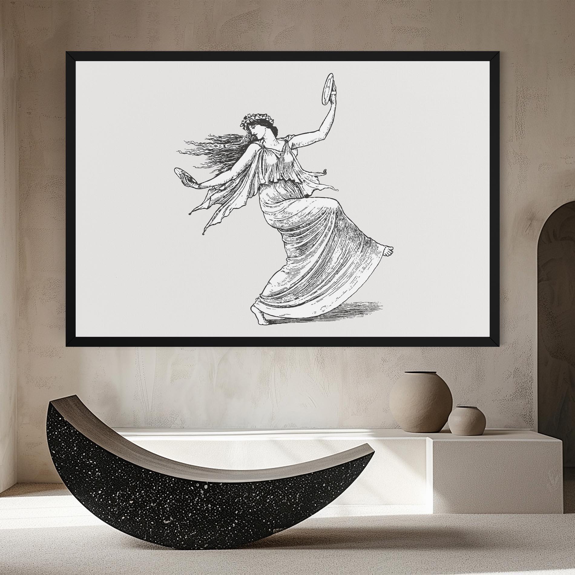 Tablou Canvas Vintage Dance mockup 8