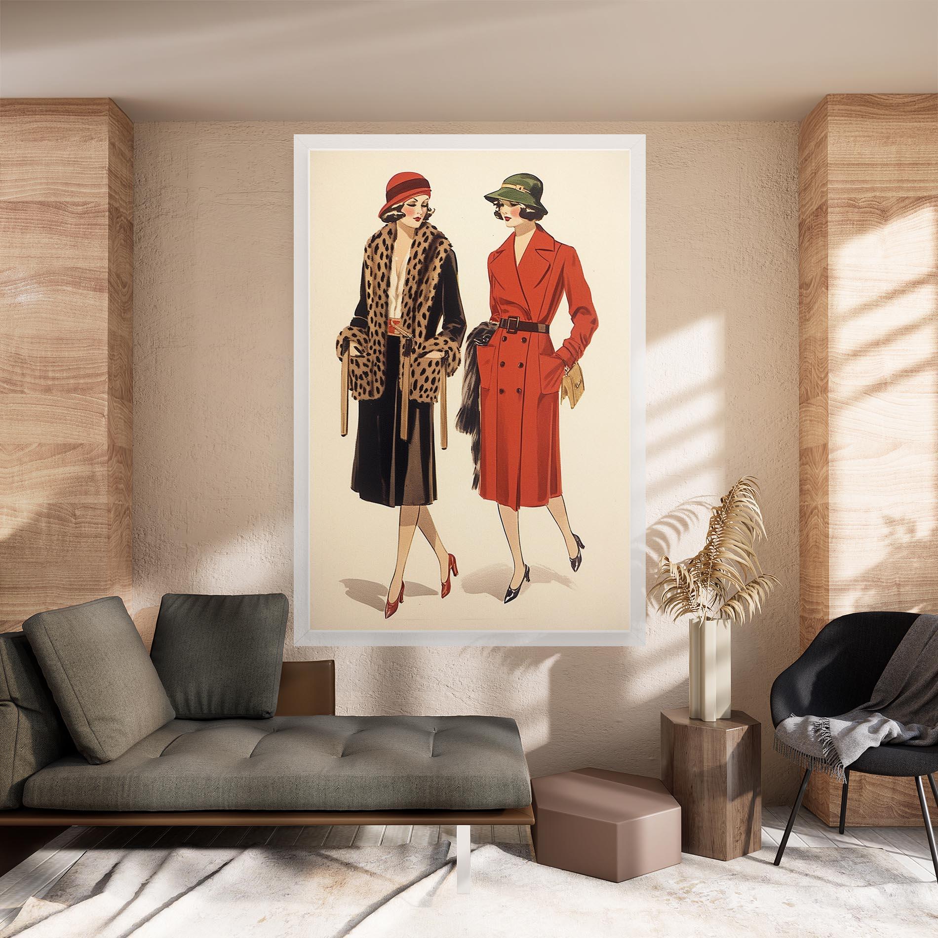 Tablou Canvas Vintage Side By Side mockup 8