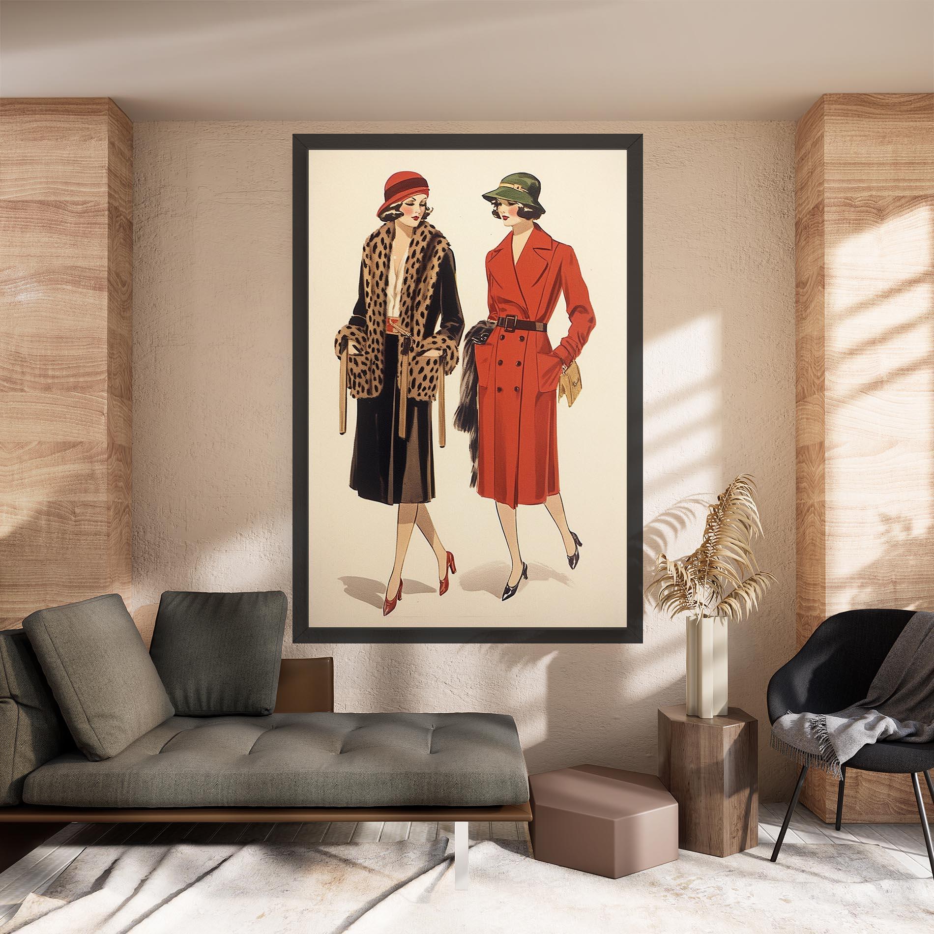 Tablou Canvas Vintage Side By Side mockup 8