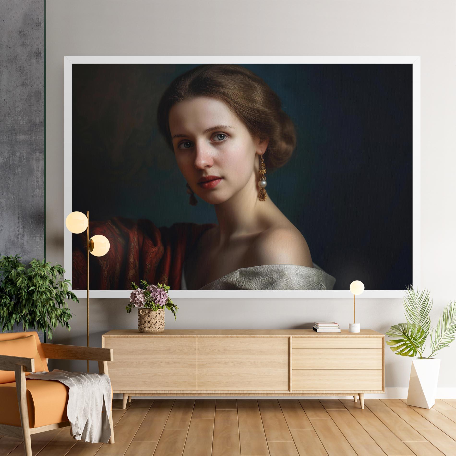 Tablou Canvas Classical Painting mockup 9