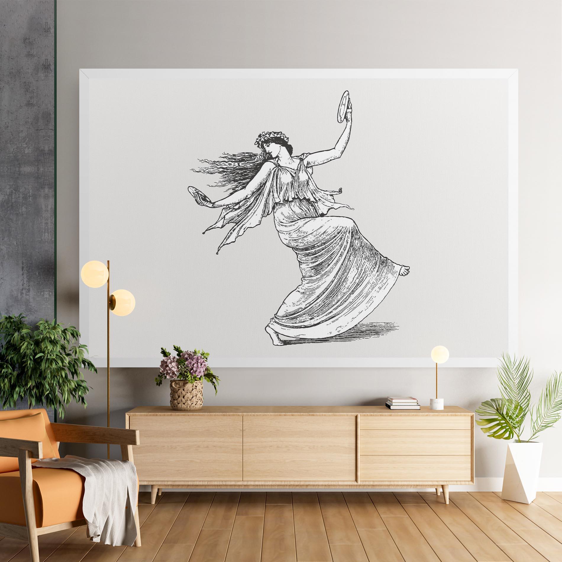 Tablou Canvas Vintage Dance mockup 9