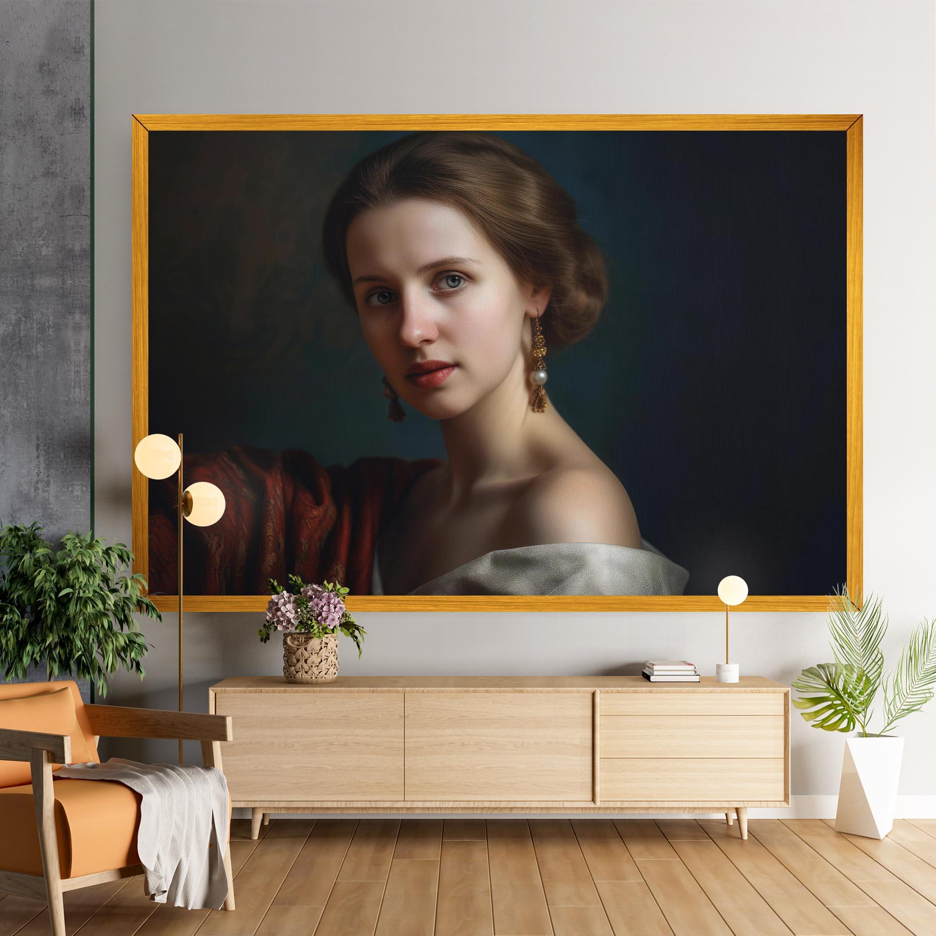 Tablou Canvas Classical Painting mockup 9