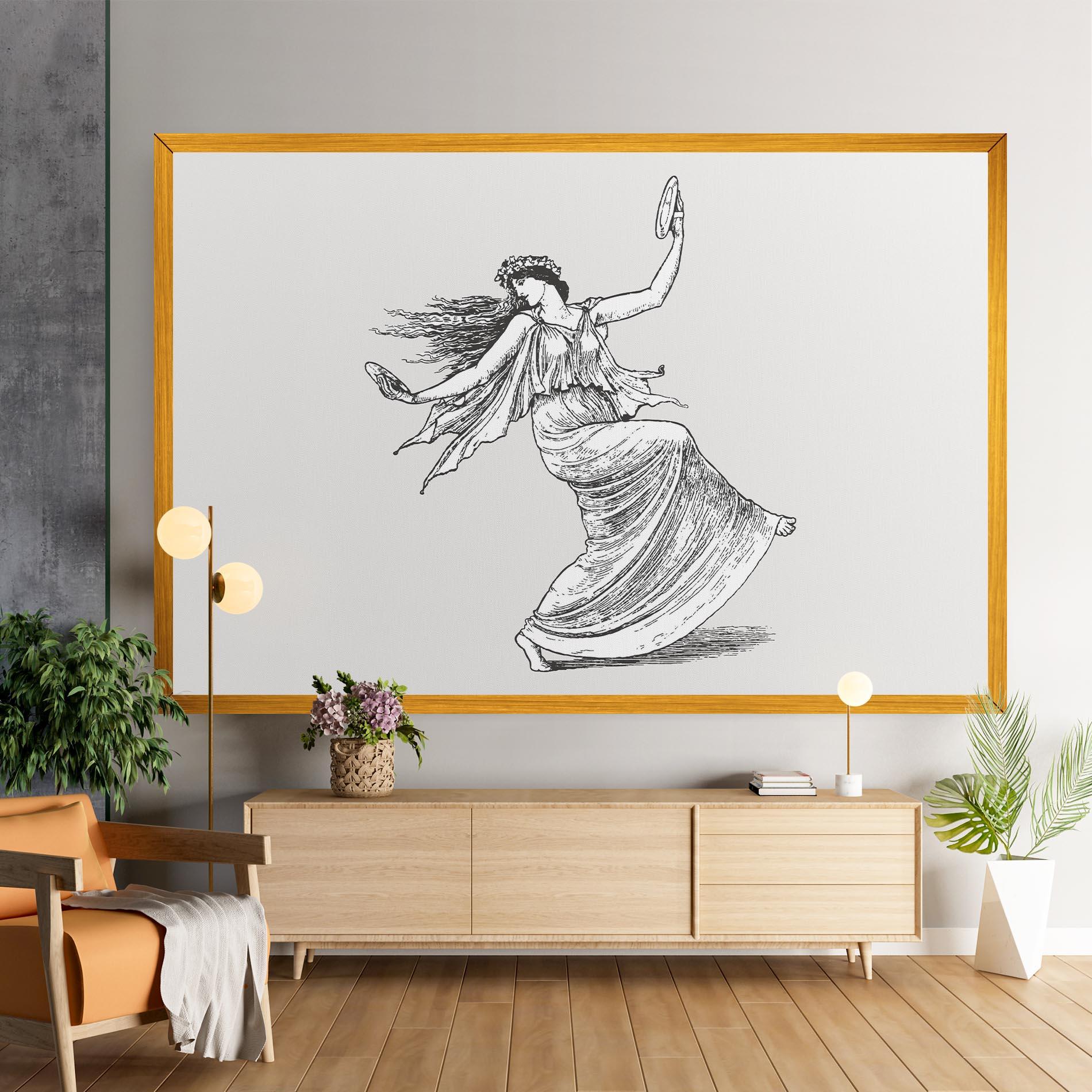 Tablou Canvas Vintage Dance mockup 9