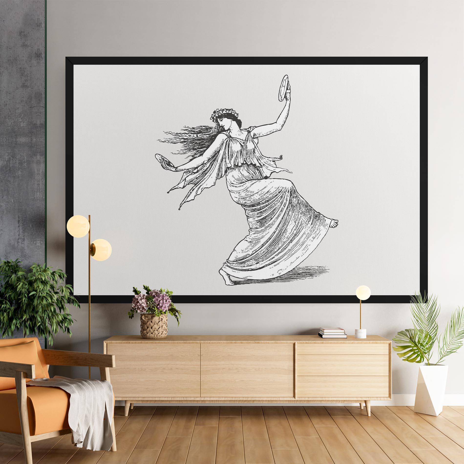 Tablou Canvas Vintage Dance mockup 9