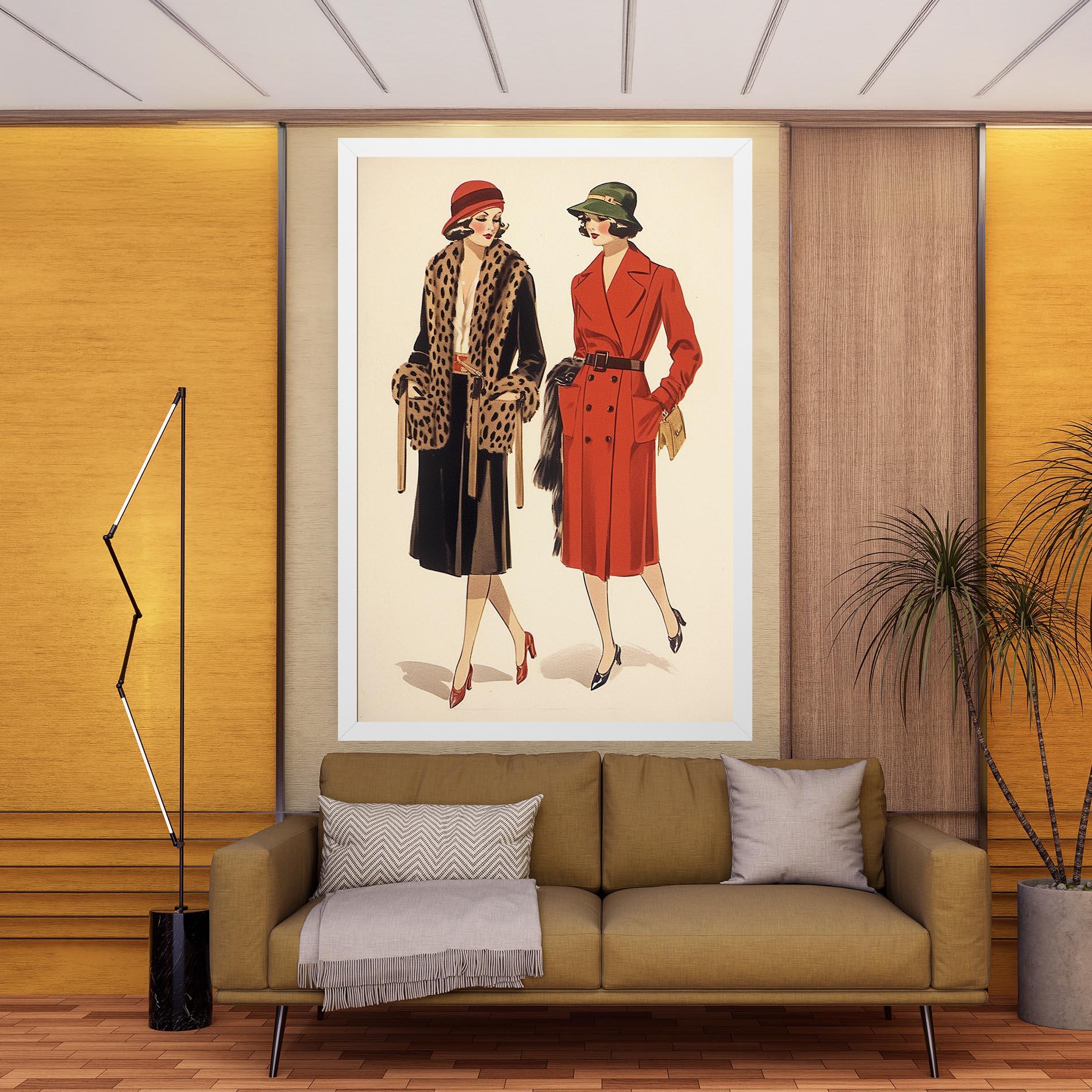 Tablou Canvas Vintage Side By Side mockup 9