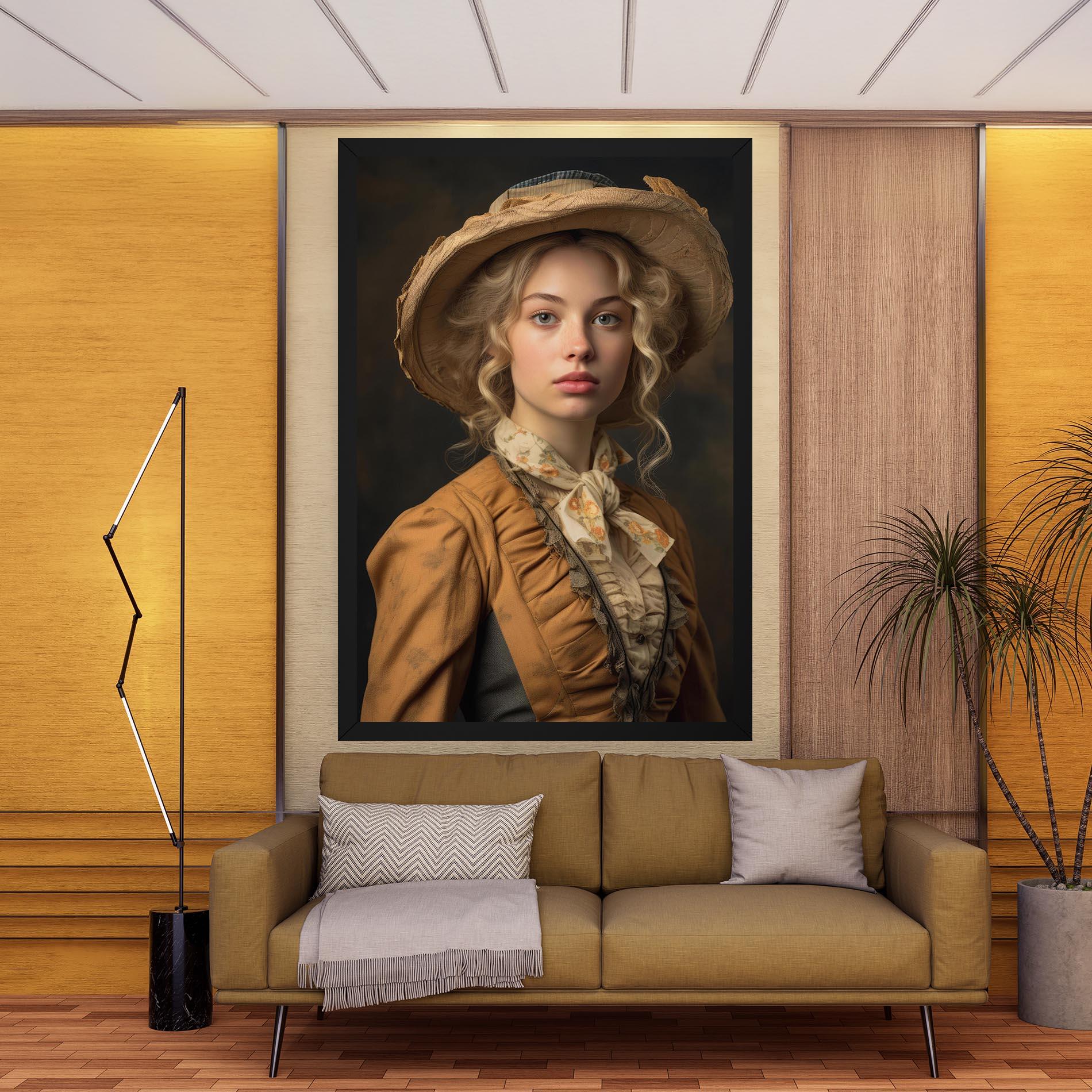 Tablou Canvas Pretty Vintage Blonde mockup 9