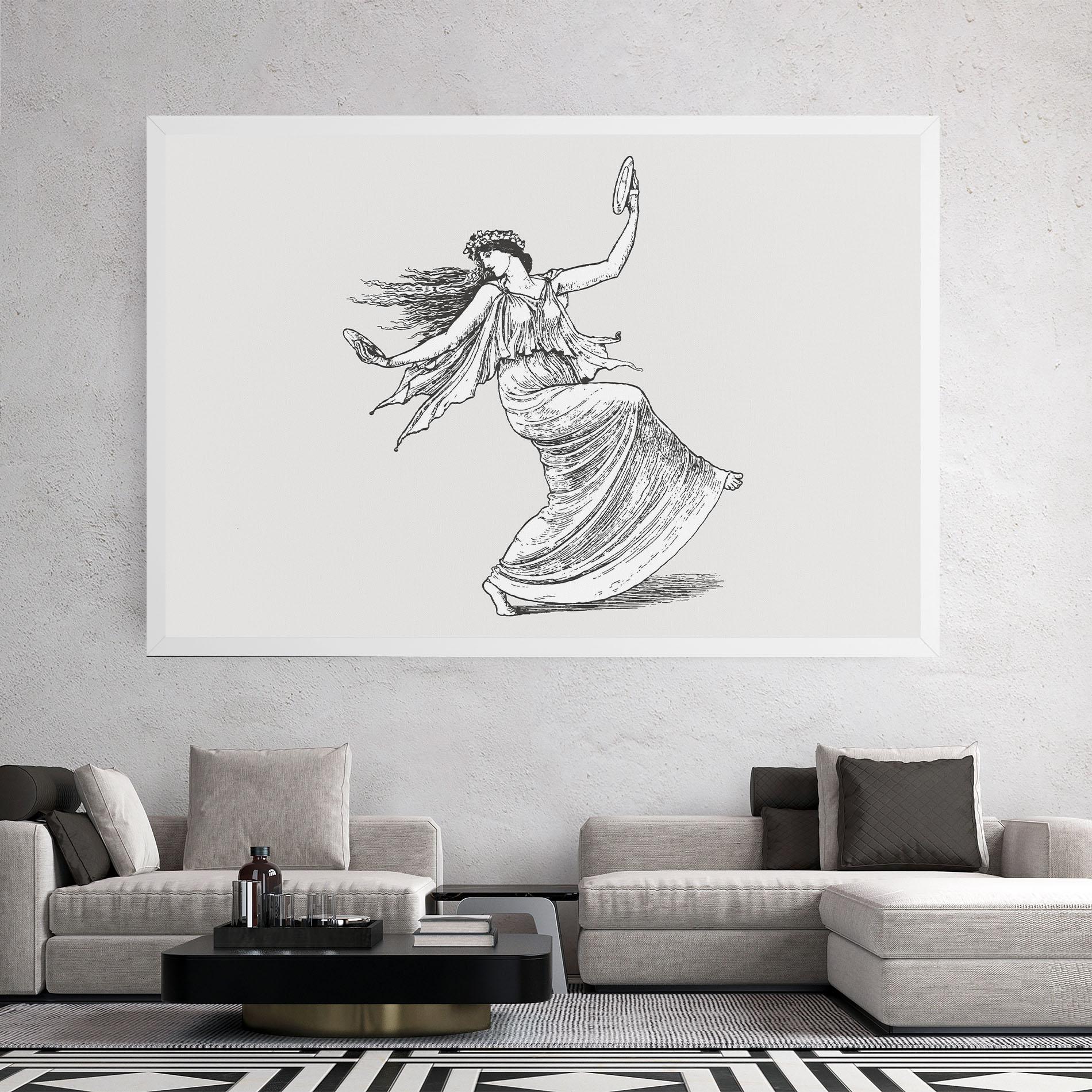 Tablou Canvas Vintage Dance mockup 2