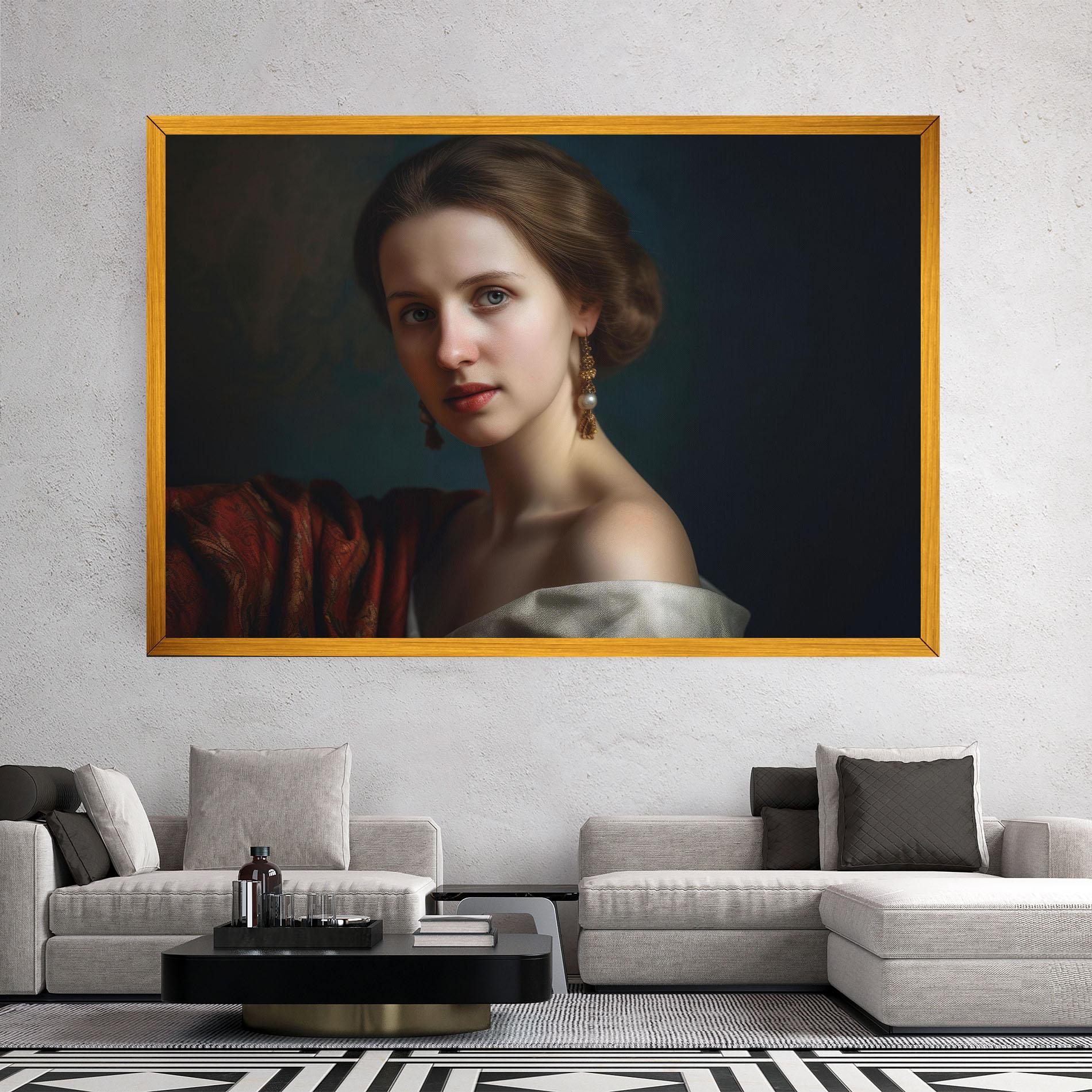 Tablou Canvas Classical Painting mockup 2