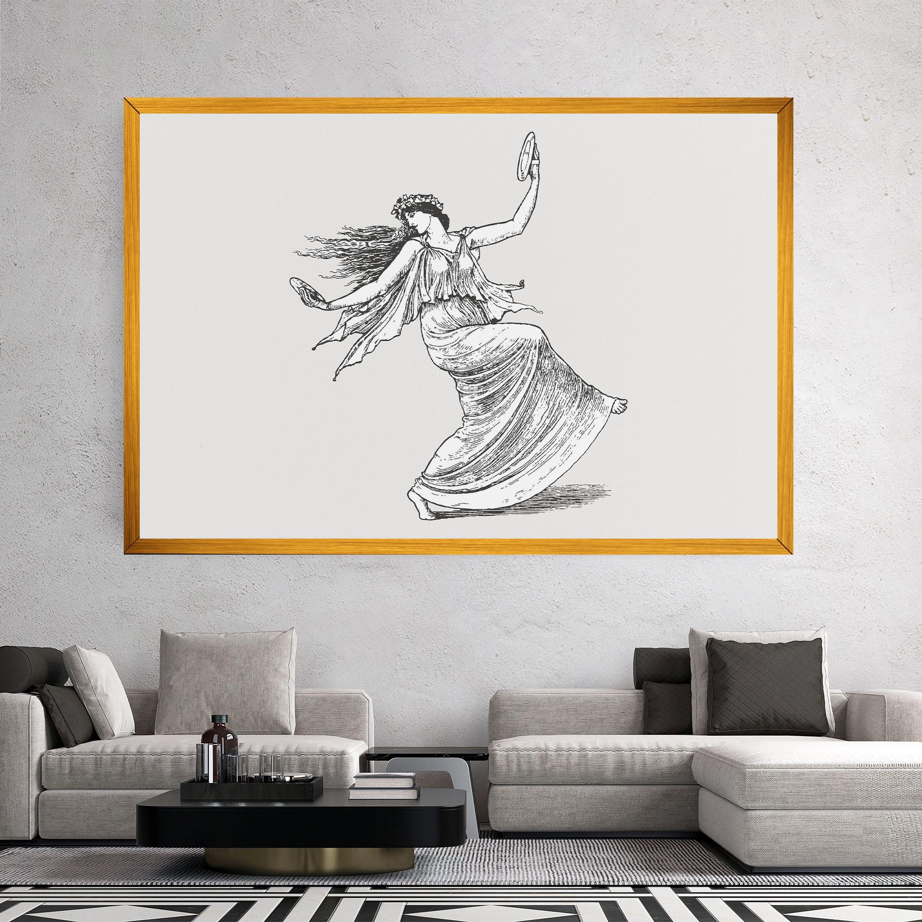 Tablou Canvas Vintage Dance mockup 2