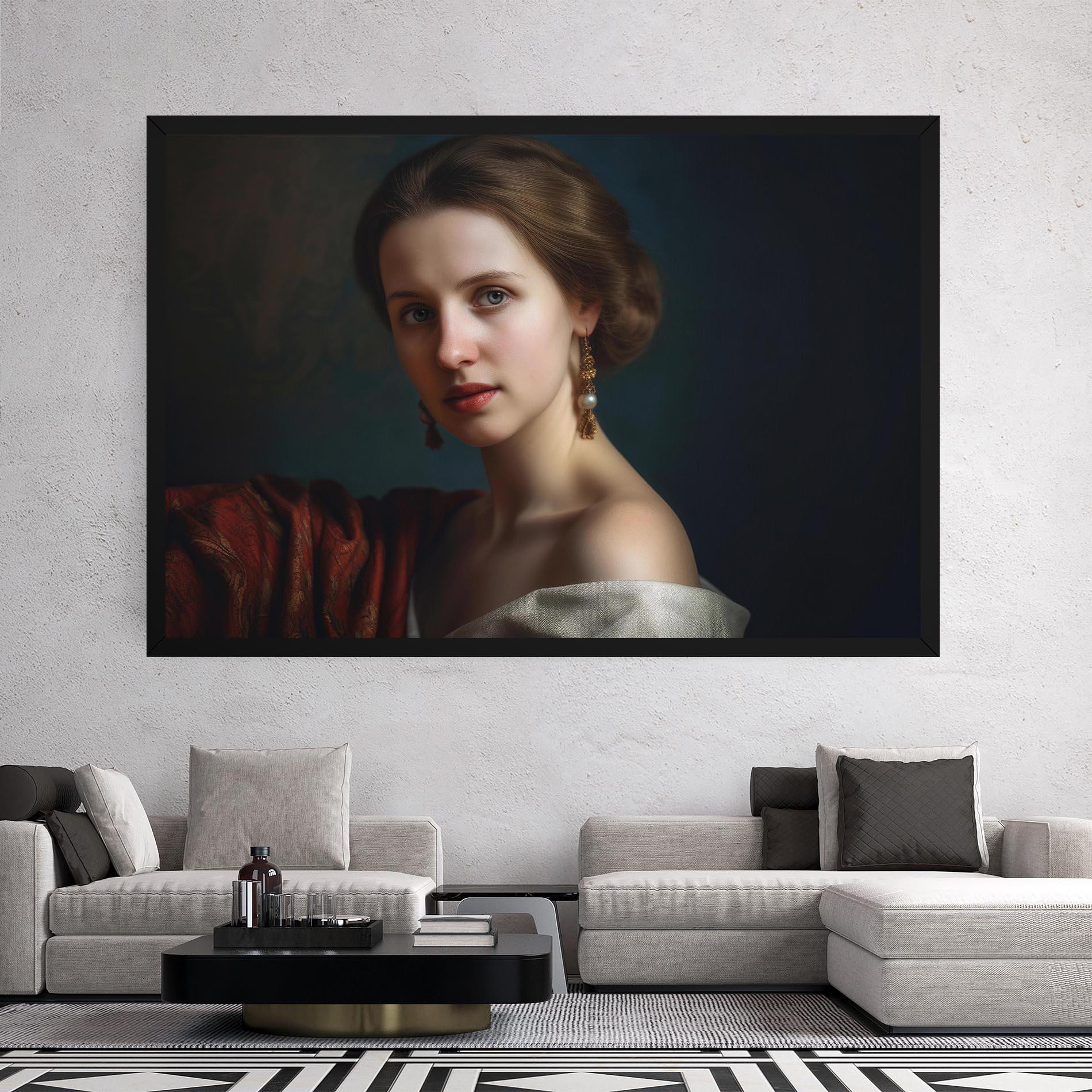 Tablou Canvas Classical Painting mockup 2