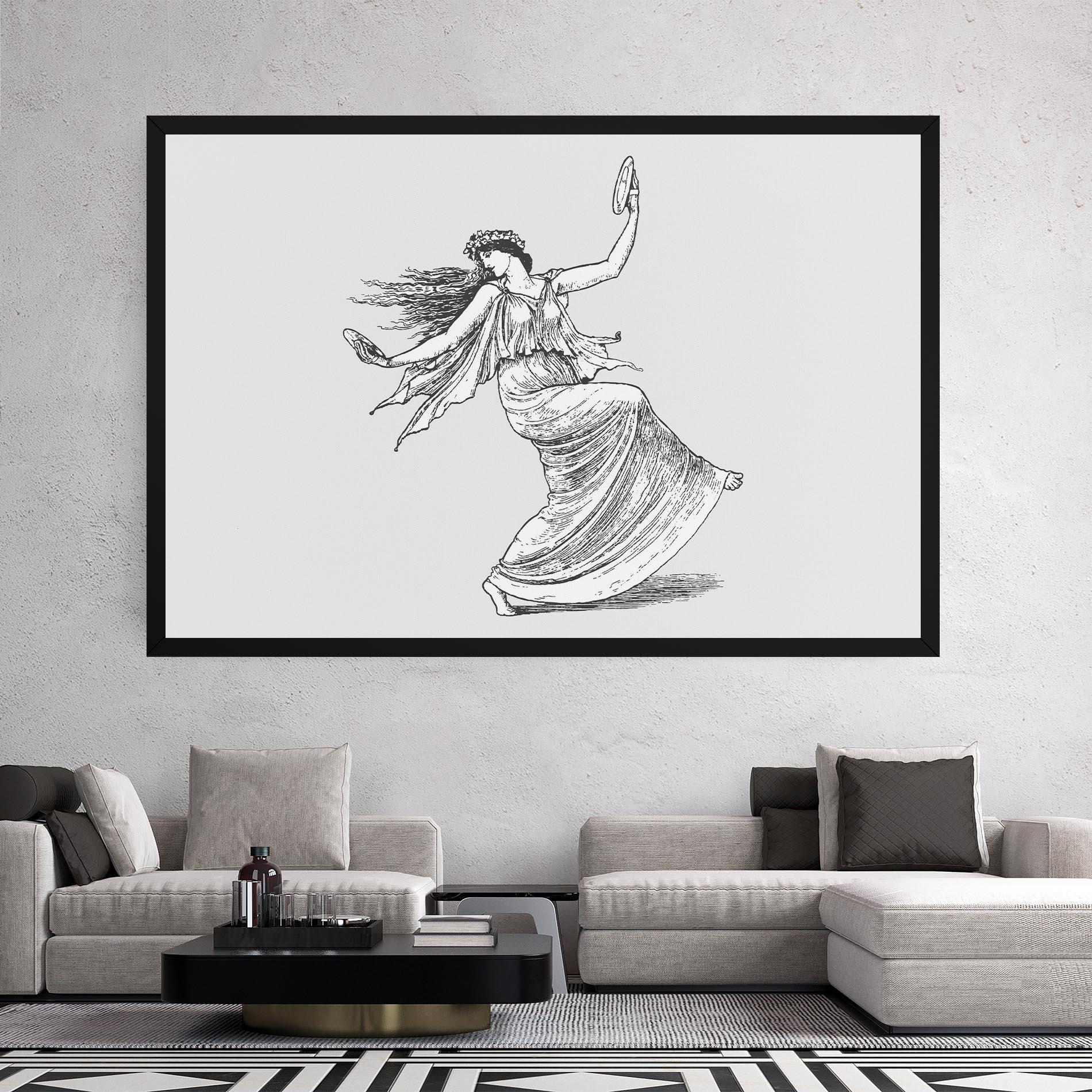 Tablou Canvas Vintage Dance mockup 2