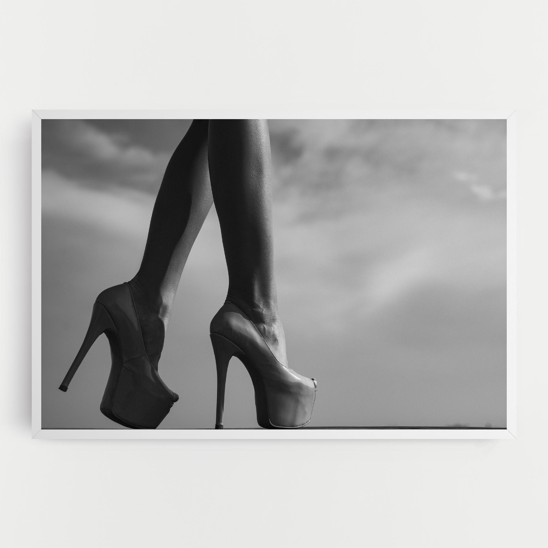 Tablou Canvas Heels Sky Background mockup 0