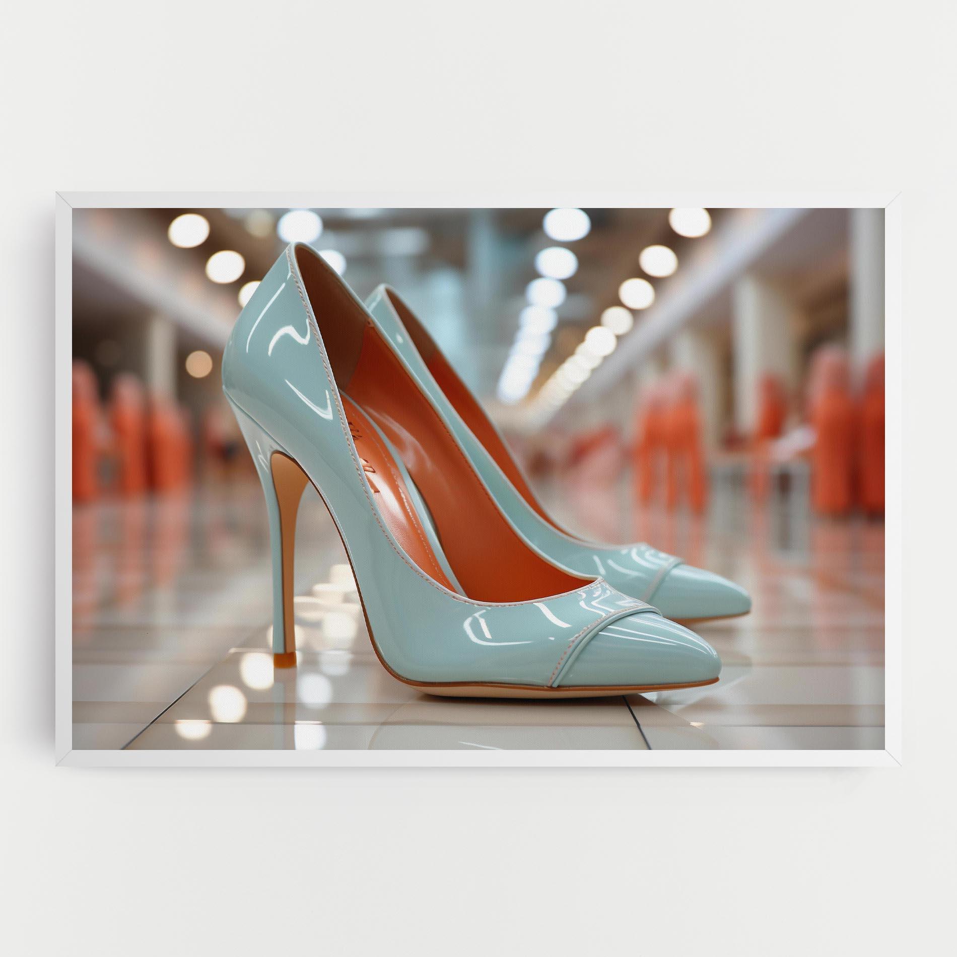 Tablou Canvas Light Blue Heels mockup 0