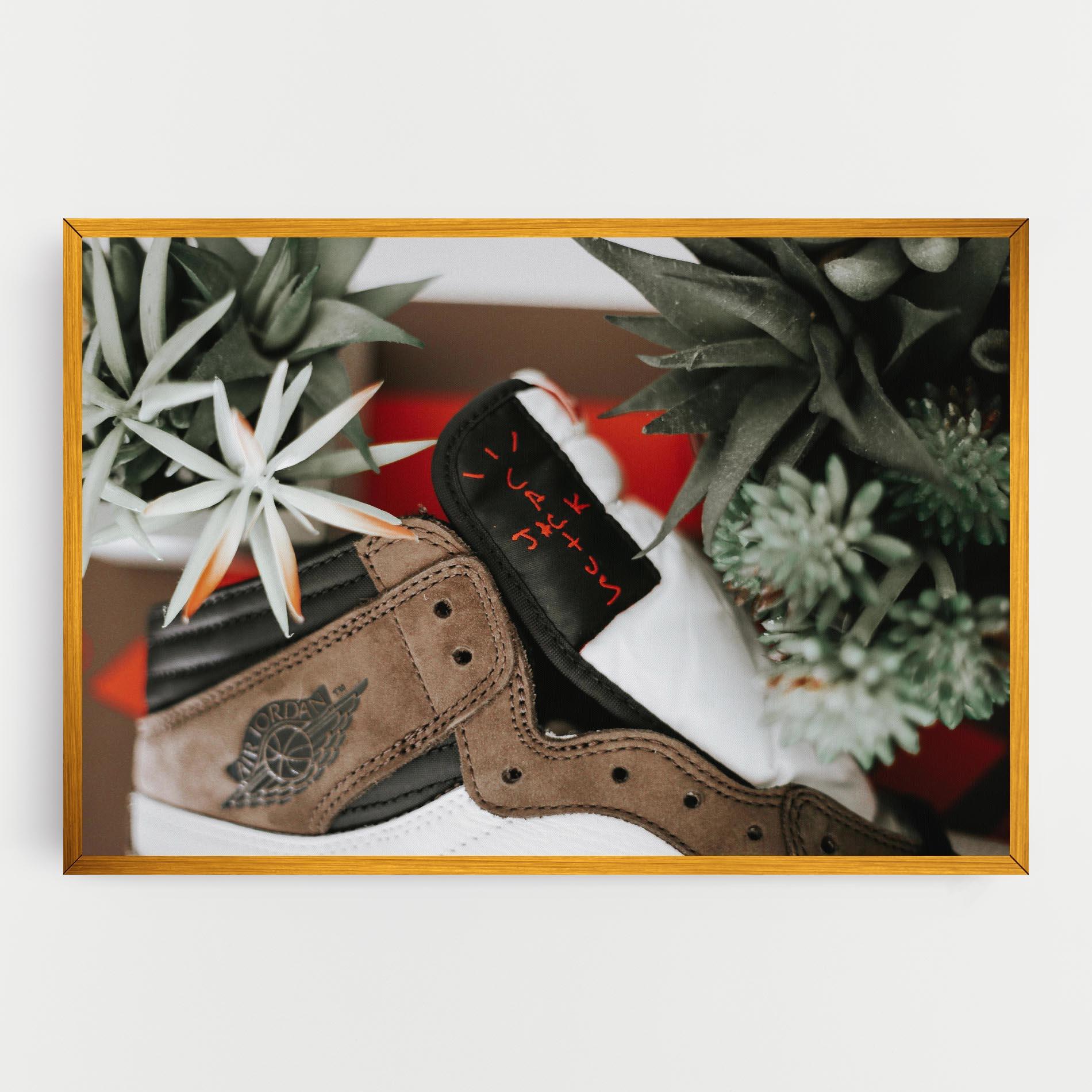 Tablou Canvas Brown Air Jordan mockup 0