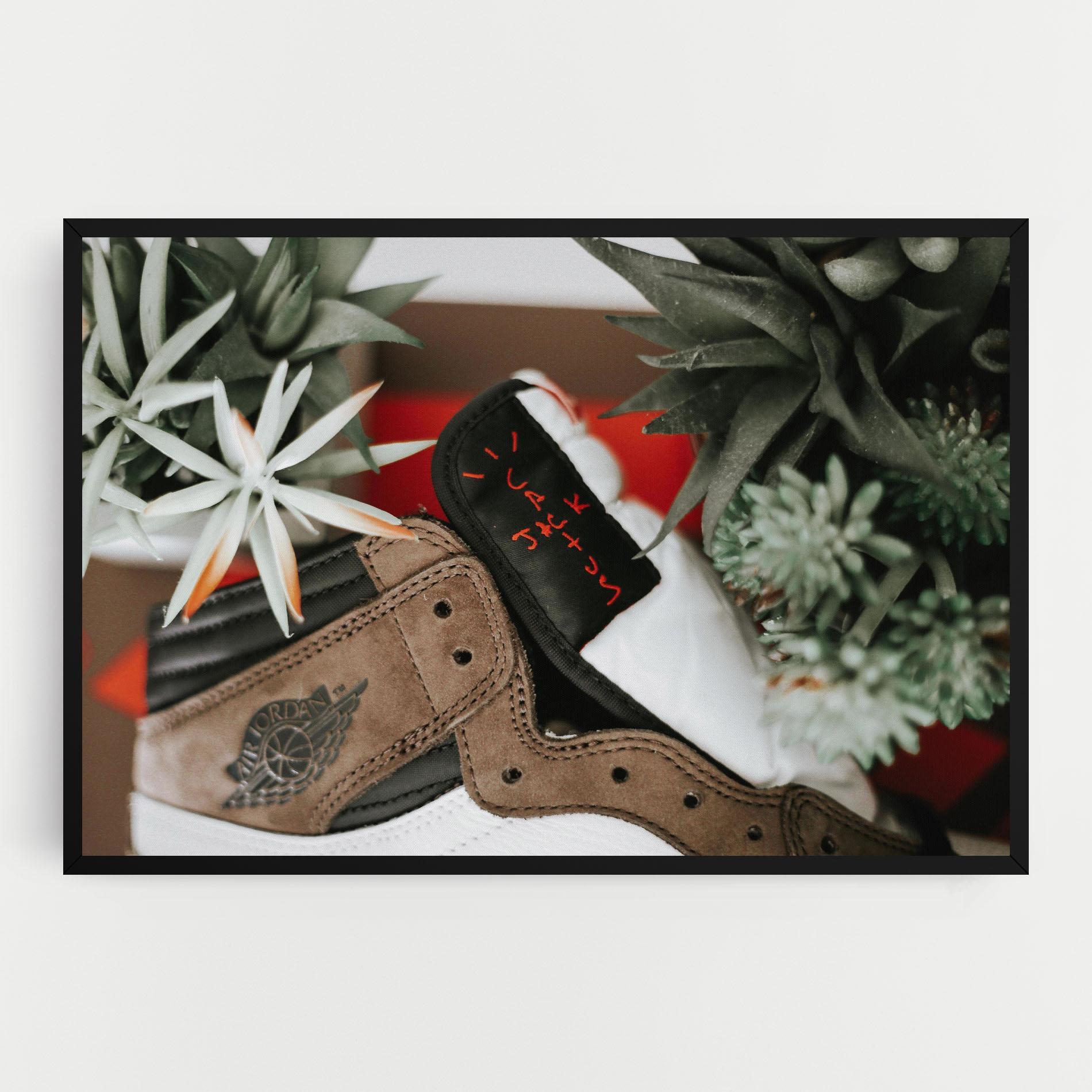 Tablou Canvas Brown Air Jordan mockup 0