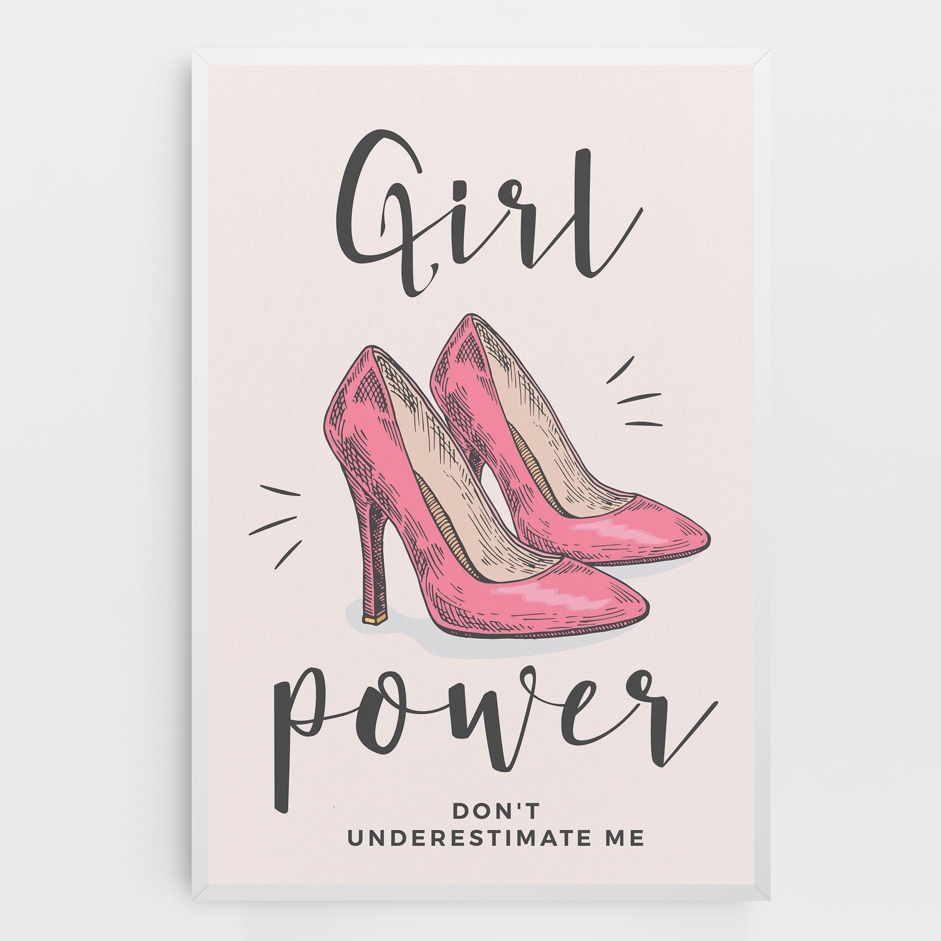 Tablou Canvas Girl Power mockup 0