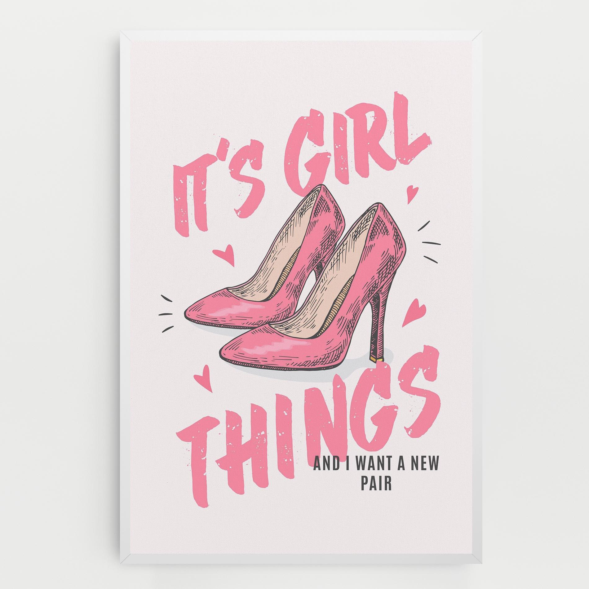 Tablou Canvas Girl Things mockup 0