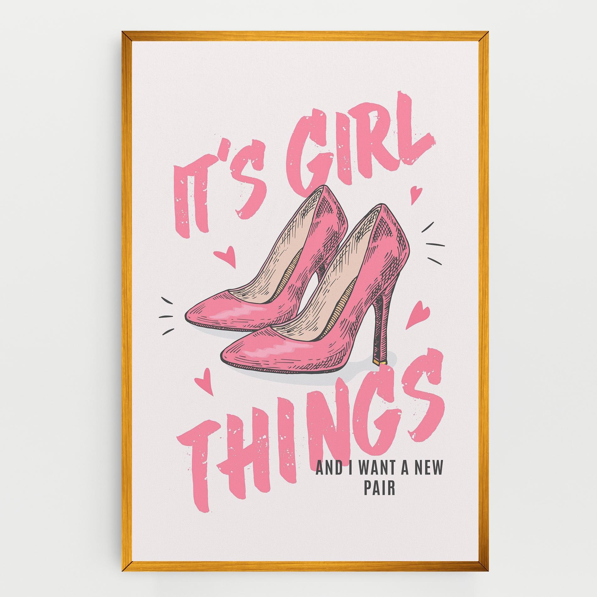 Tablou Canvas Girl Things mockup 0
