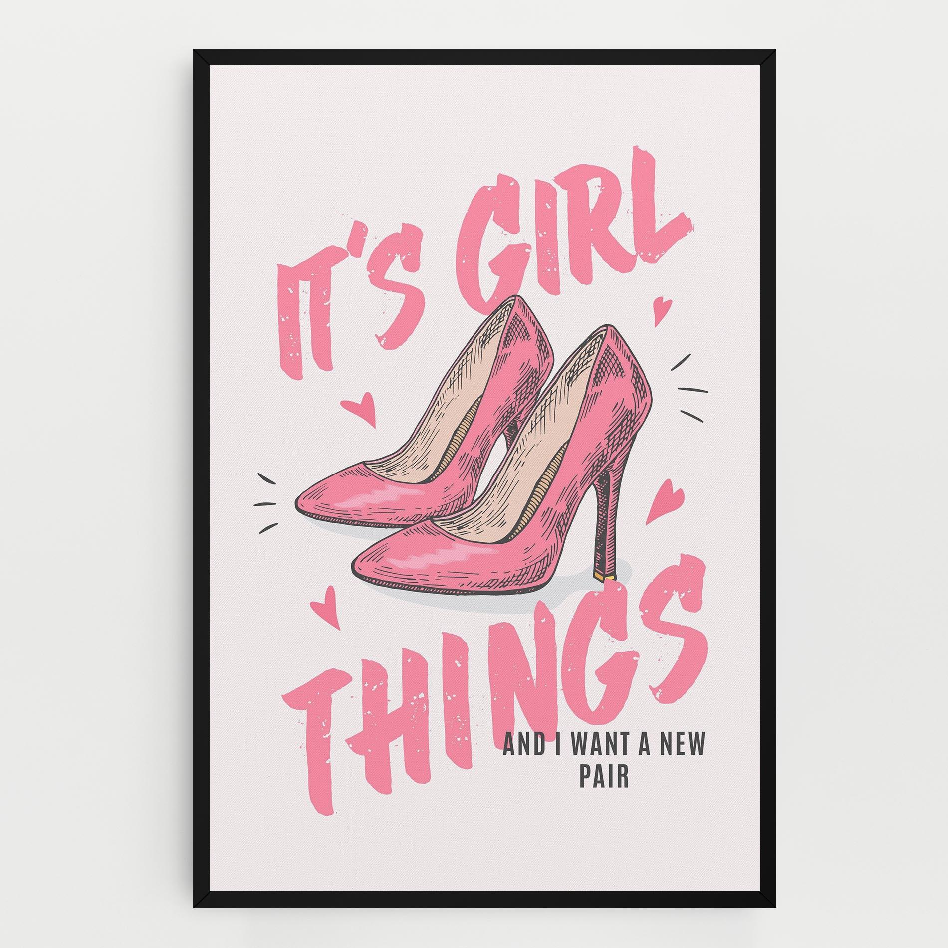 Tablou Canvas Girl Things mockup 0