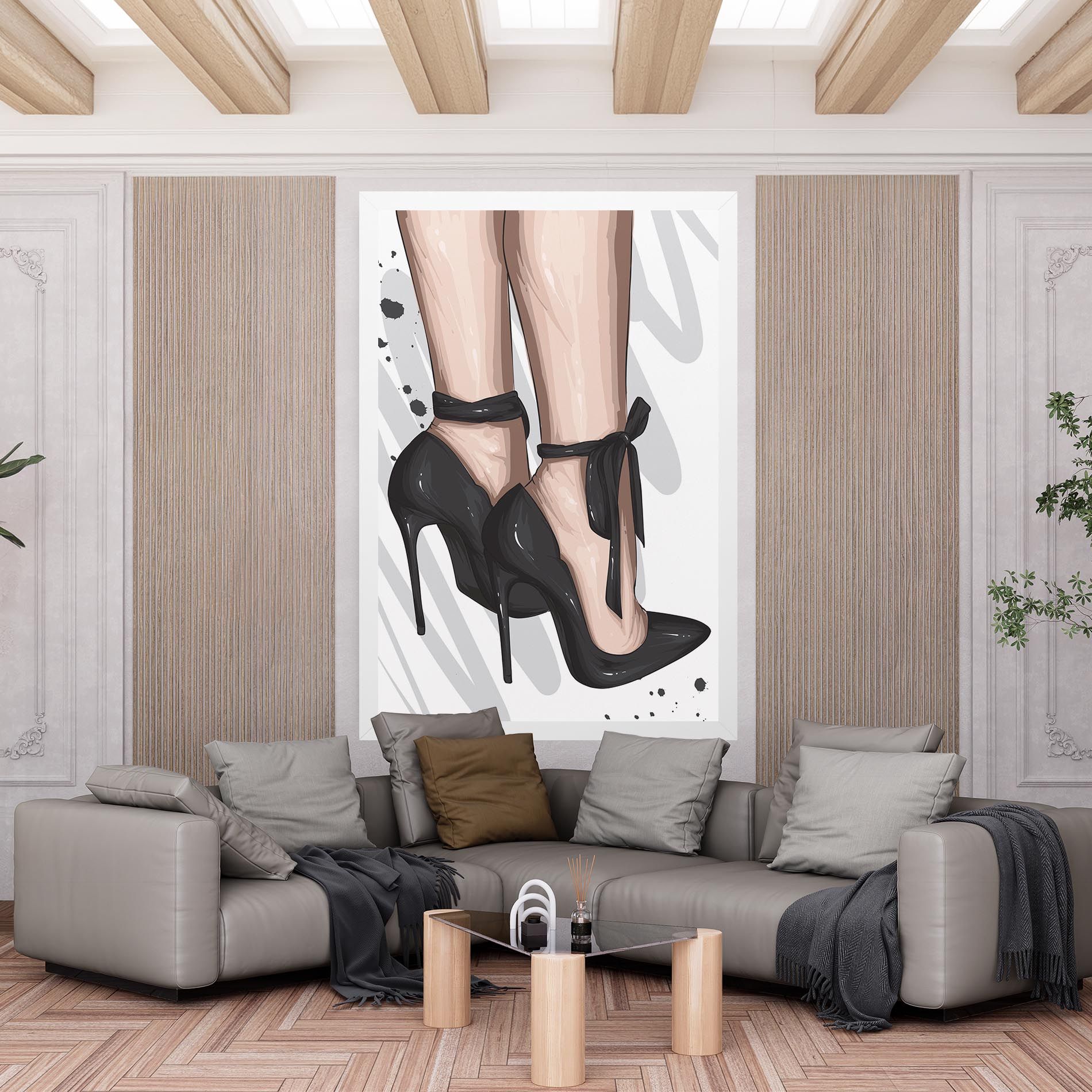 Black Woman Shoes mockup 6
