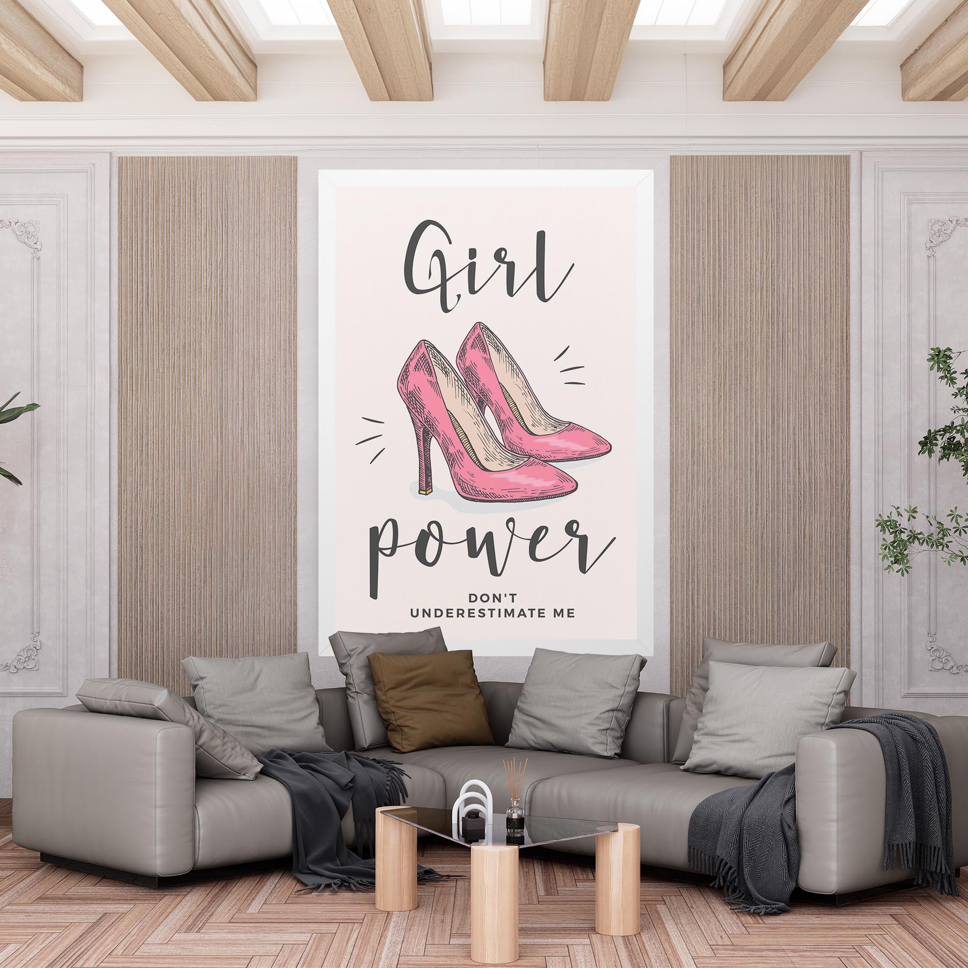 Tablou Canvas Girl Power mockup 6