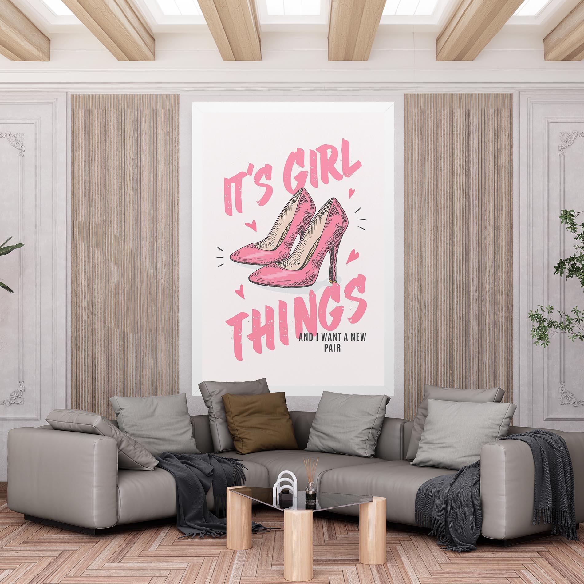 Tablou Canvas Girl Things mockup 6
