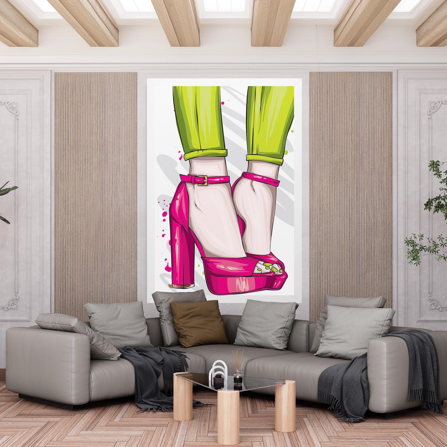 Tablou Canvas Green Nails mockup 6