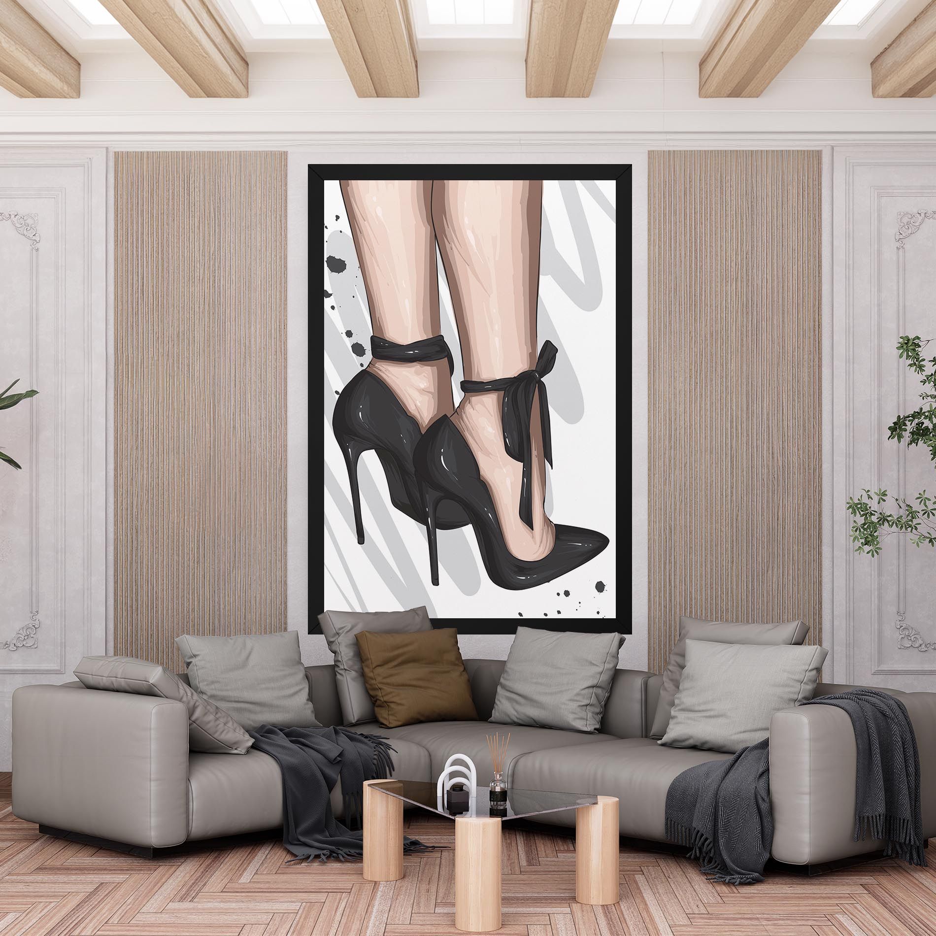 Black Woman Shoes mockup 6