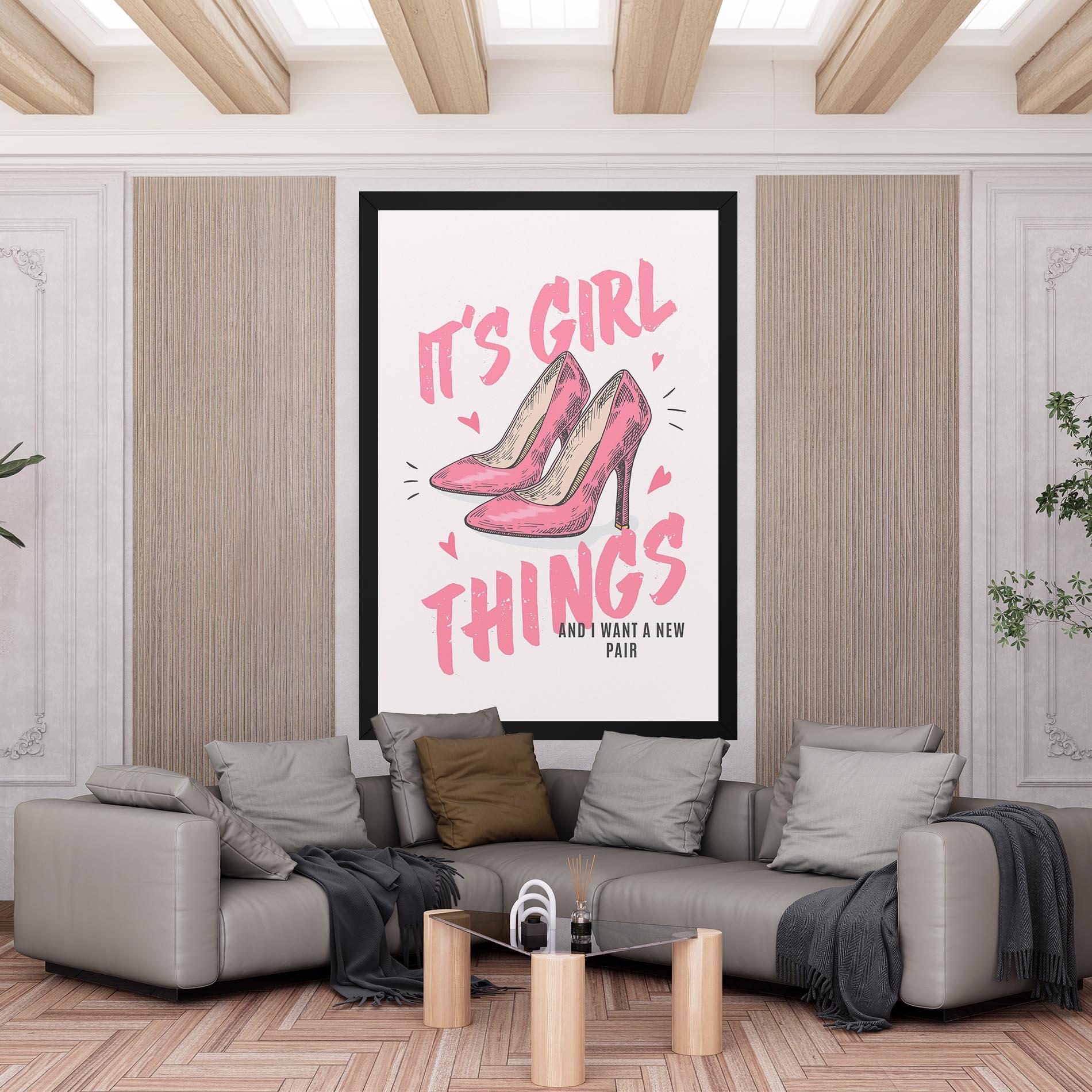 Tablou Canvas Girl Things mockup 6