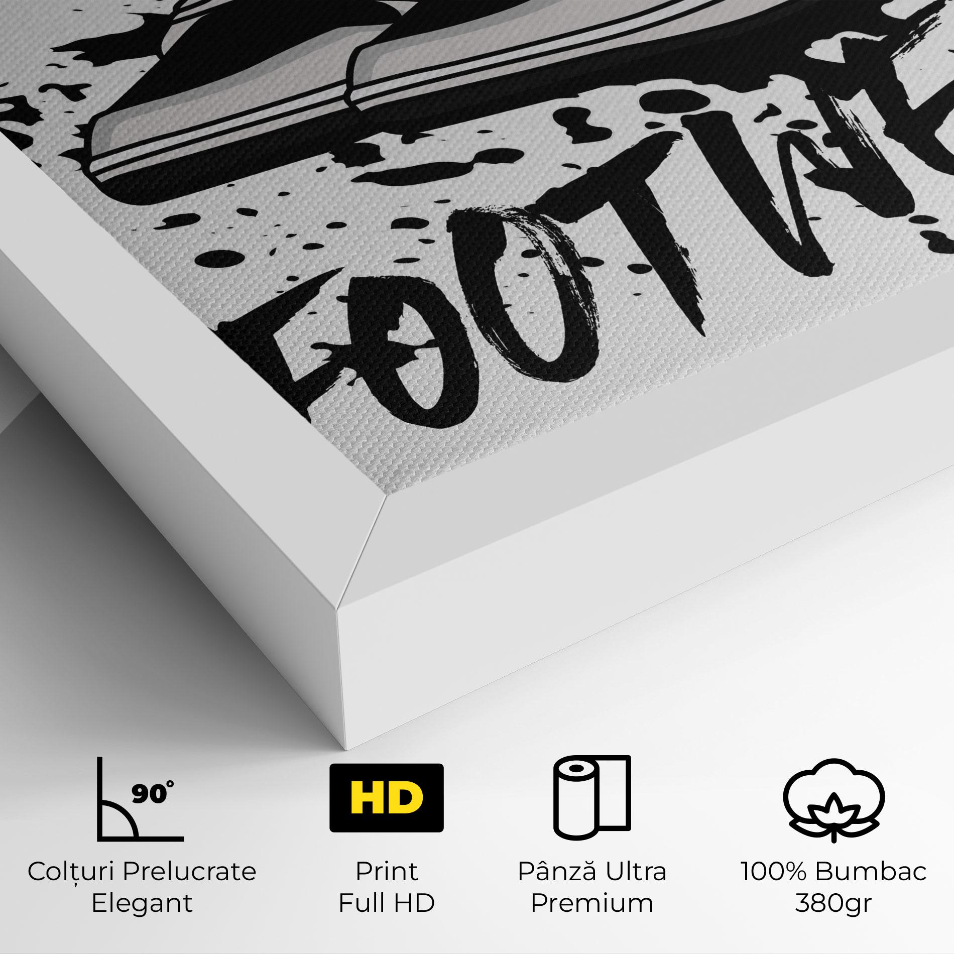 Tablou Canvas Black Footwear mockup 4