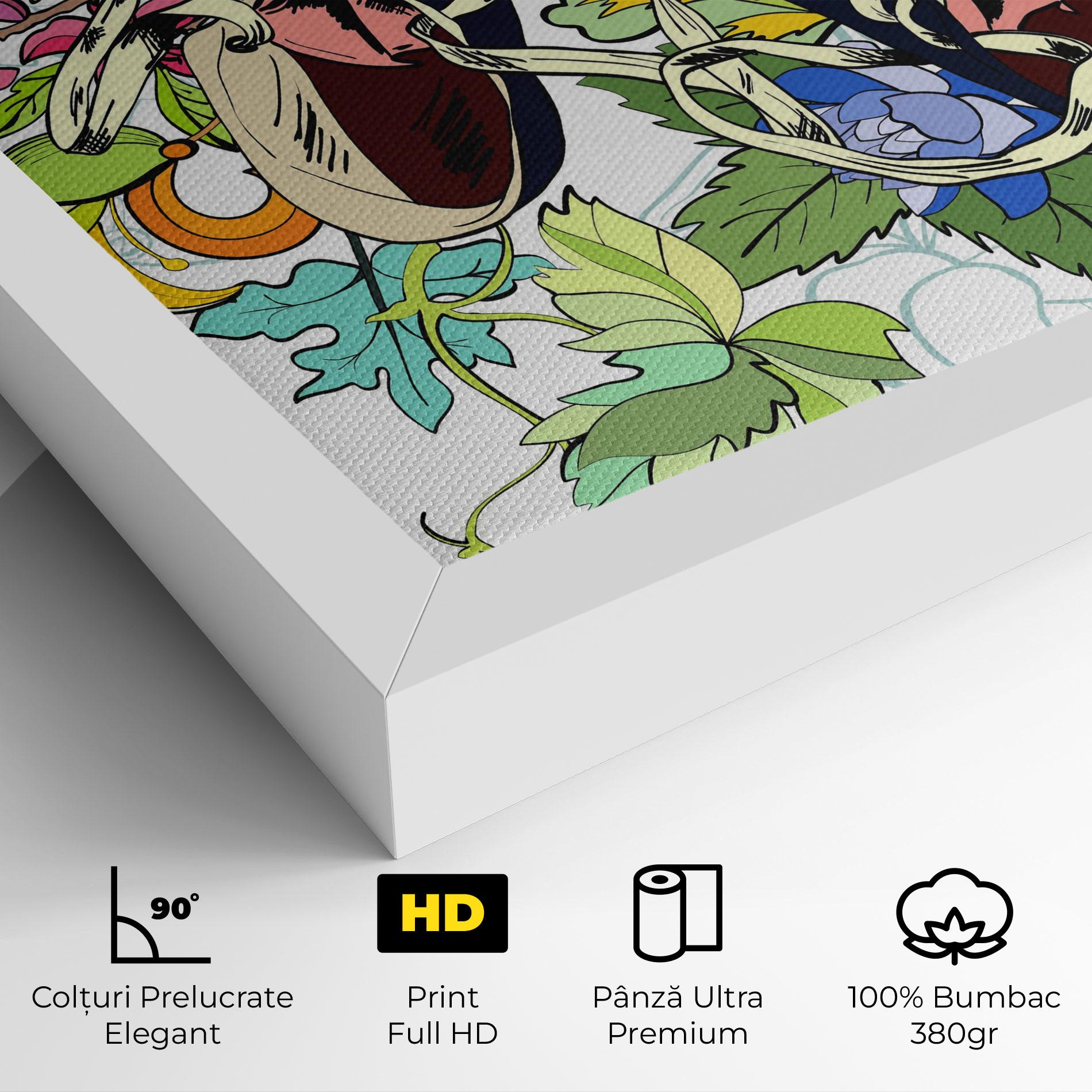 Tablou Canvas Flower Shoes mockup 4