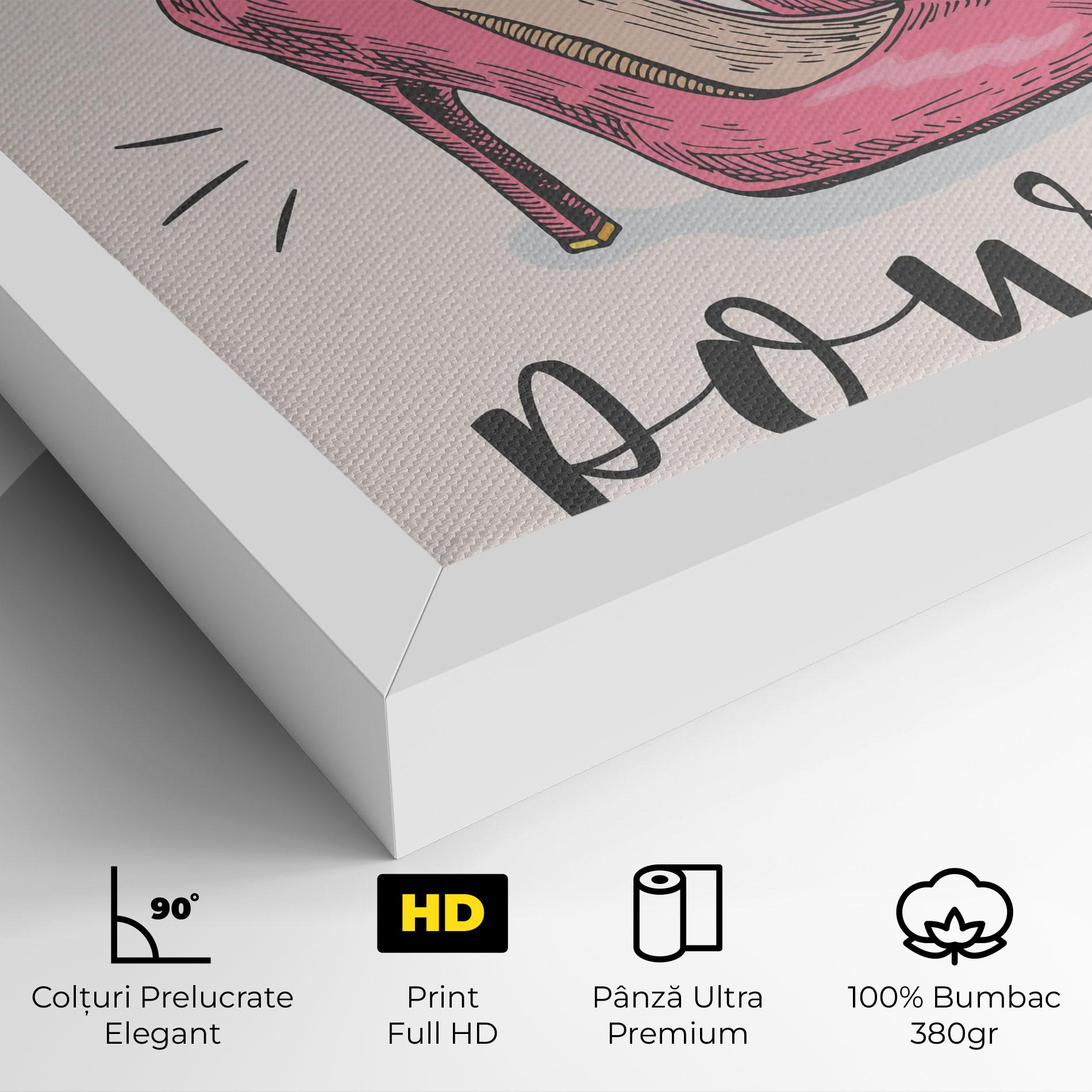 Tablou Canvas Girl Power mockup 4
