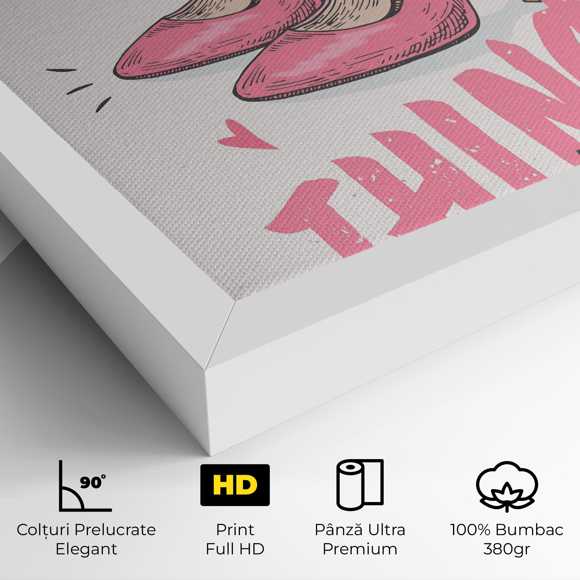 Tablou Canvas Girl Things mockup 4